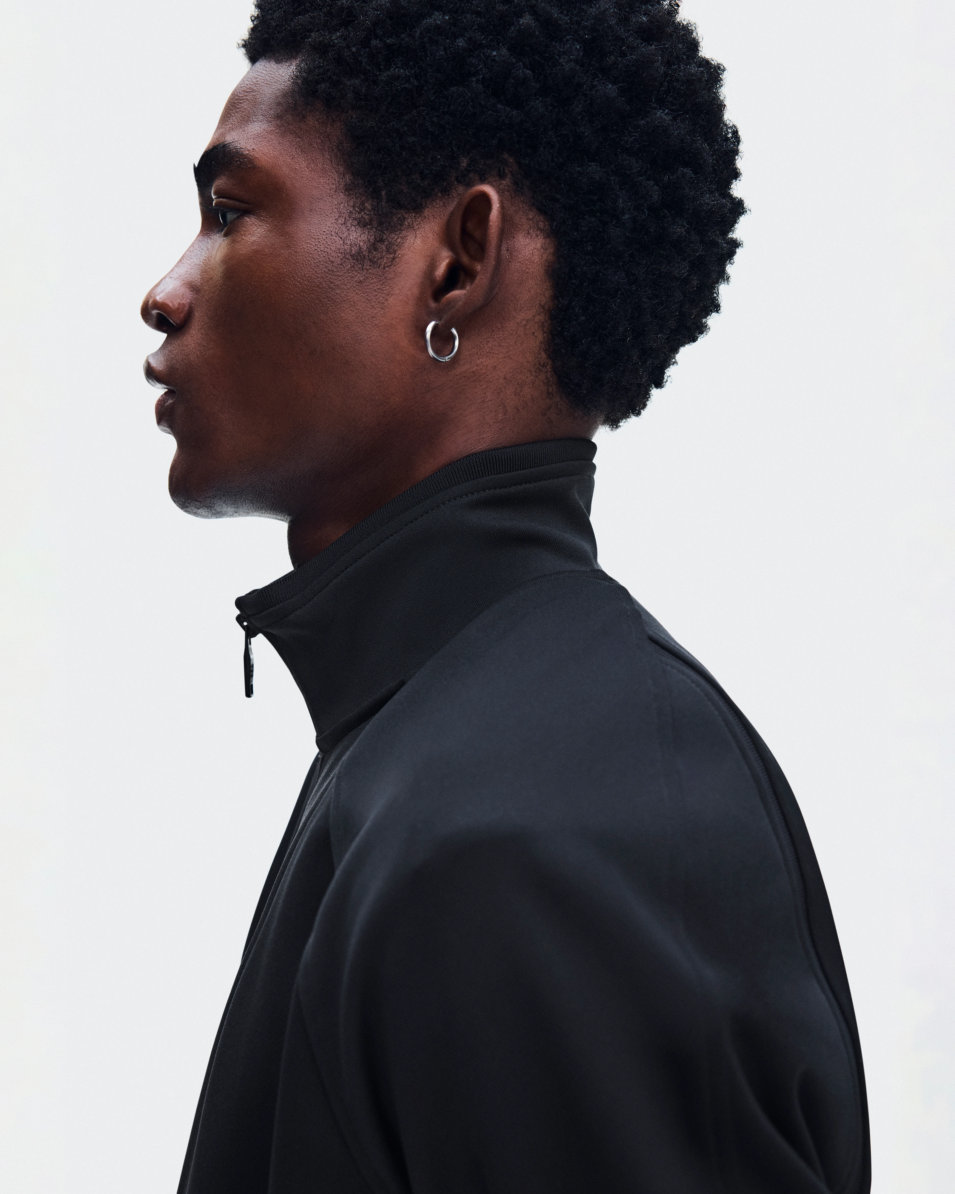 On Courtside Full-Zip Black Homme Vestes