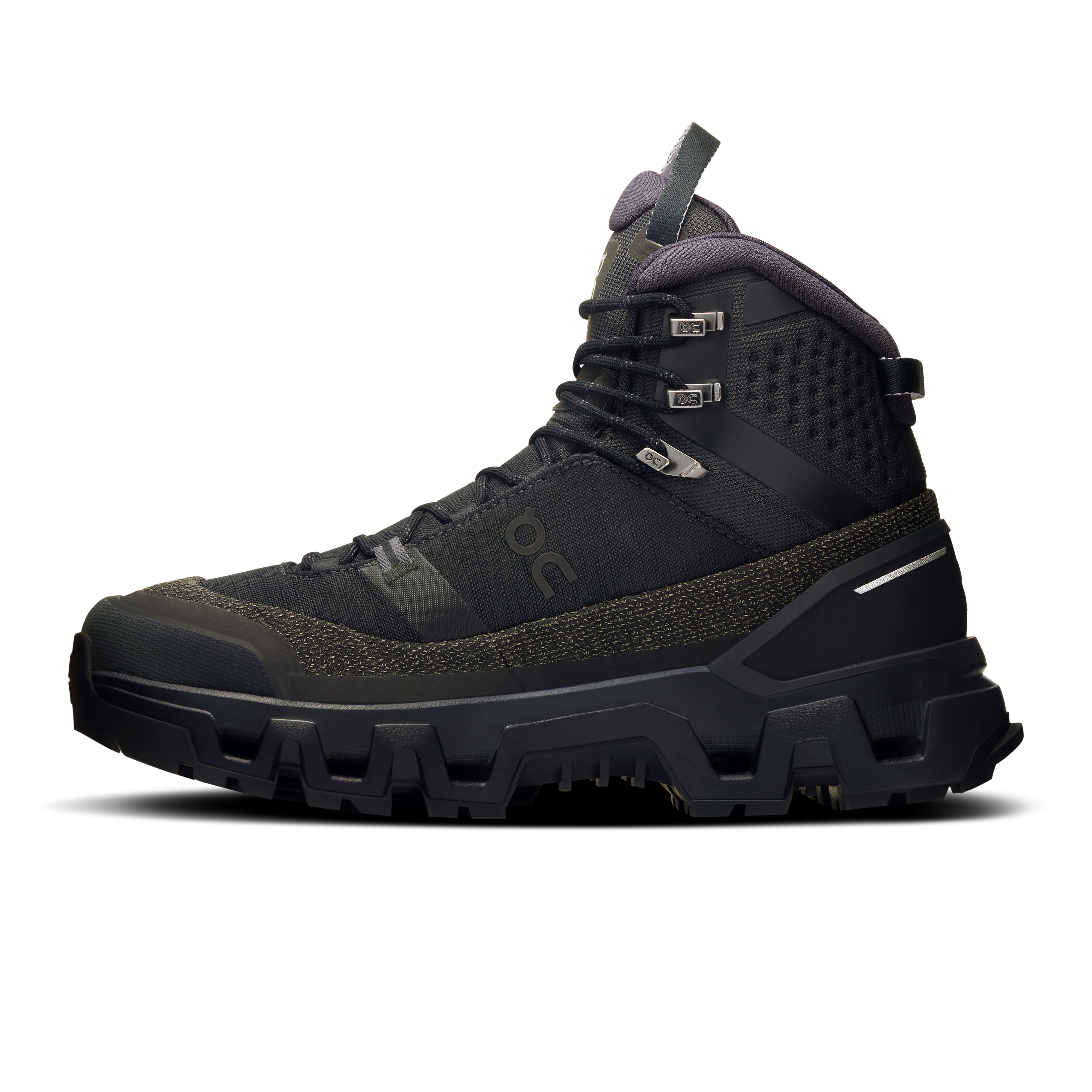 On Cloudrock Trek Waterproof Black & Black Femme Randonnée Chaussures