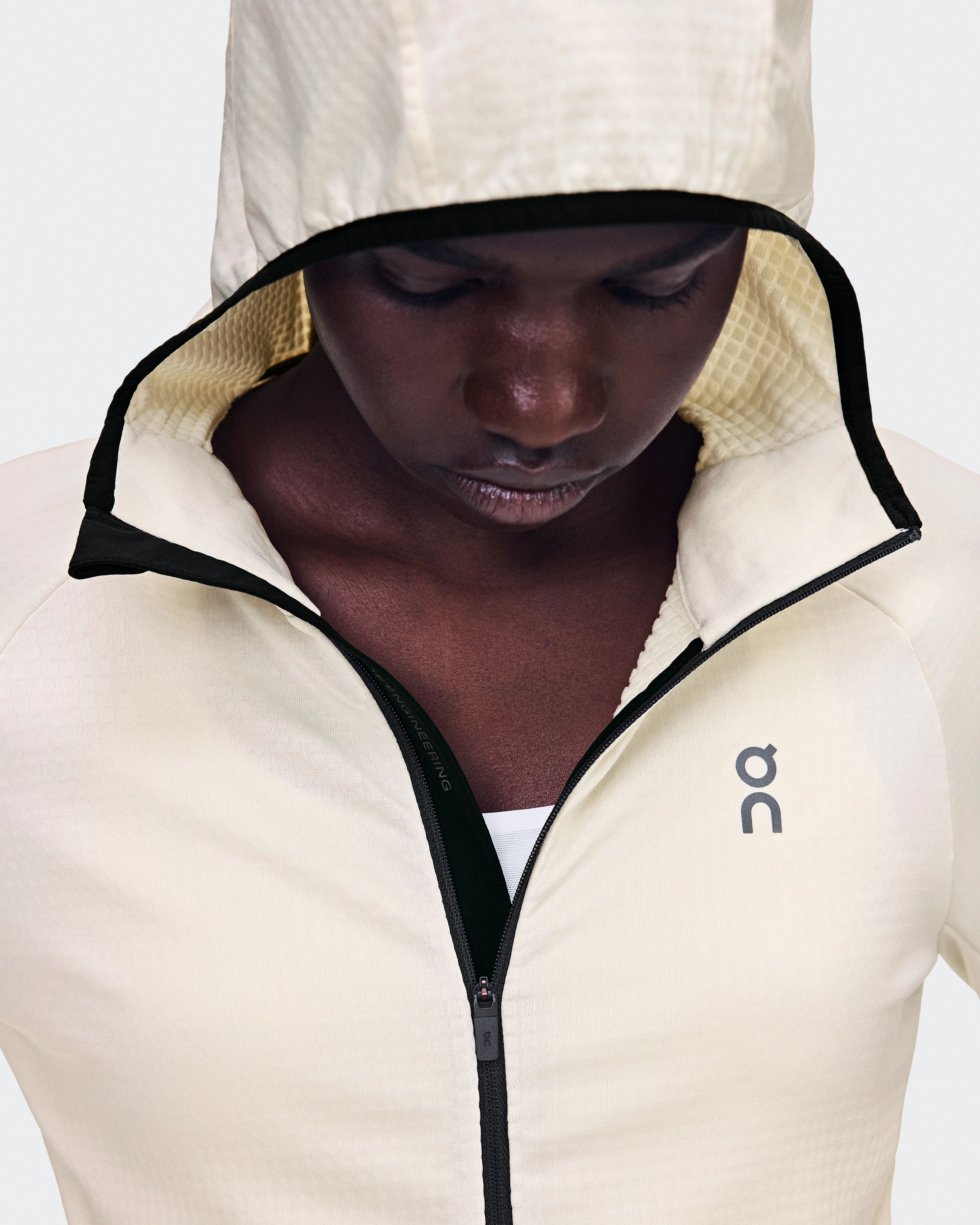 On Climate Zip Hoodie Hare Femme Sweats à capuche et sweats