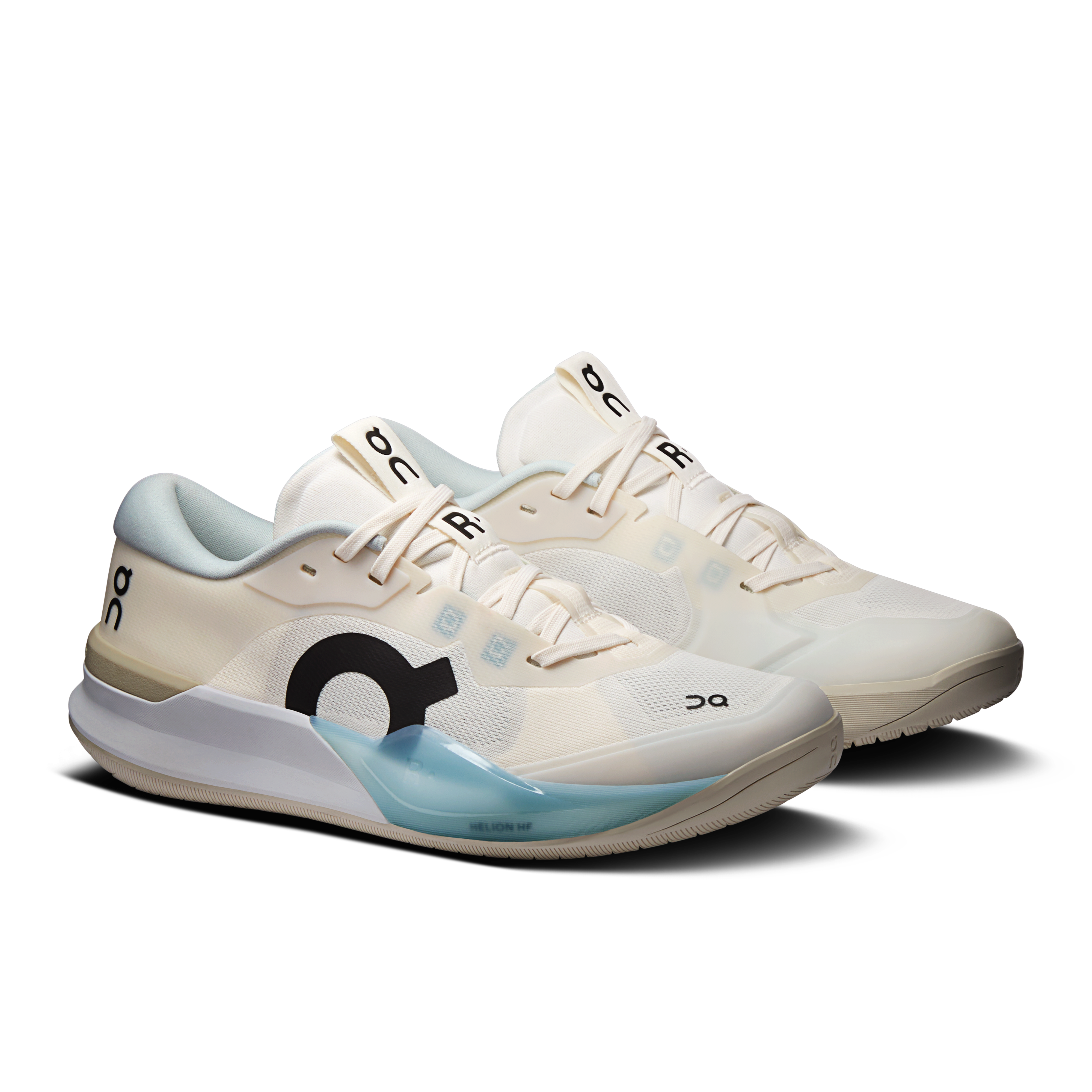 On THE ROGER Pro 3 Ivory & Wash Femme Tennis Chaussures