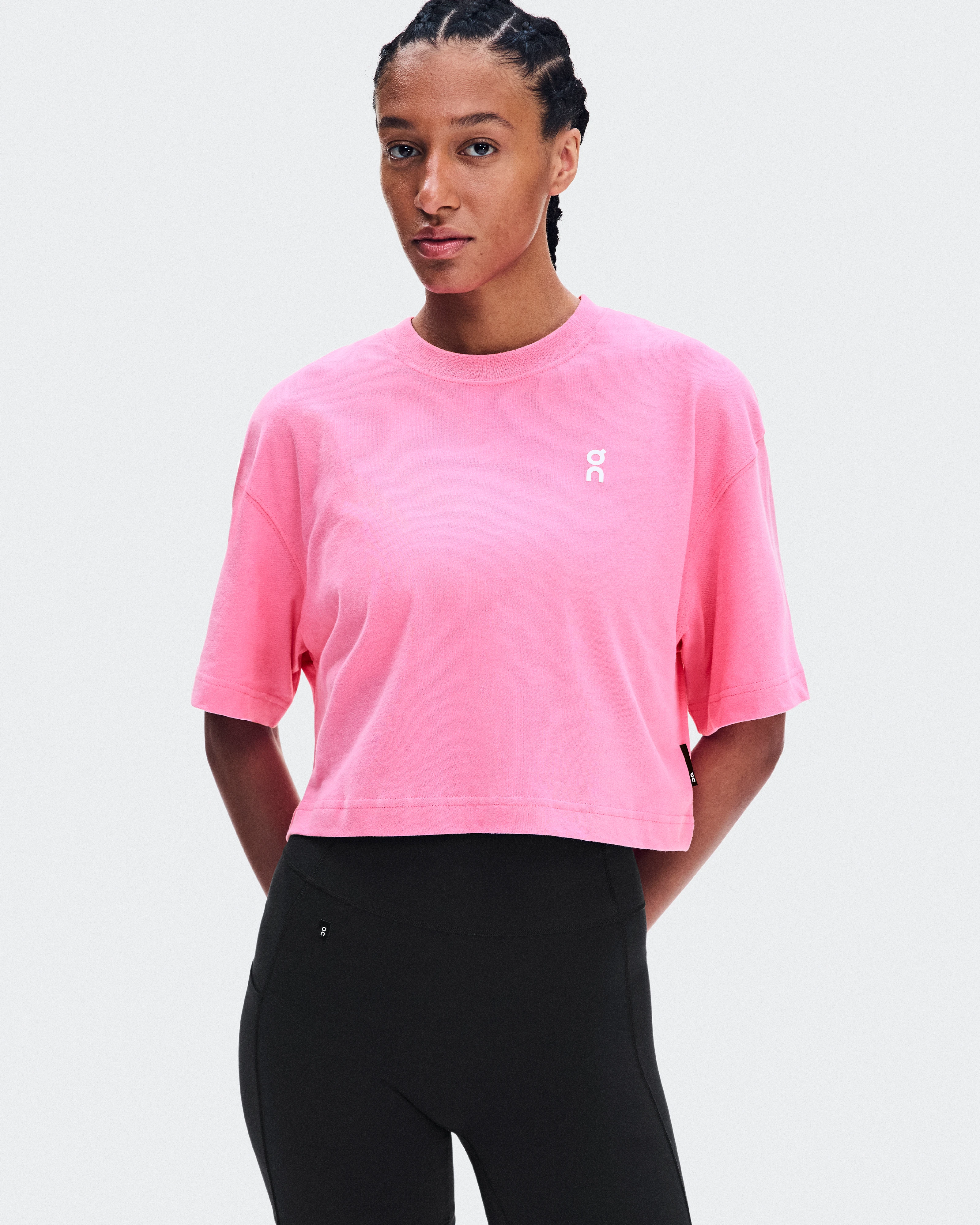 On Club Boxy-T Bubblegum Femme Hauts et t-shirts