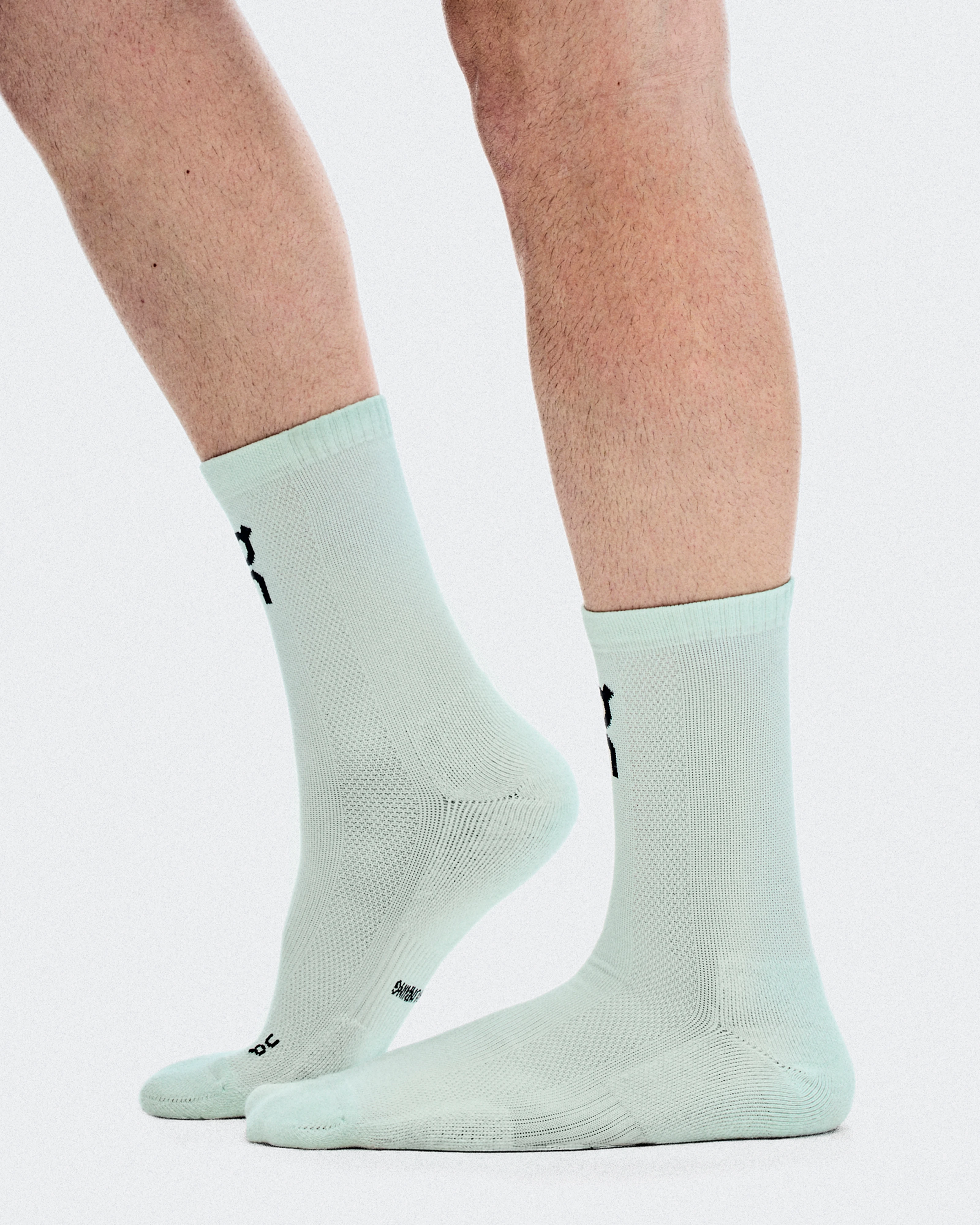 On Core Run Sock High 2P Flurry & Wash Unisexe Chaussettes