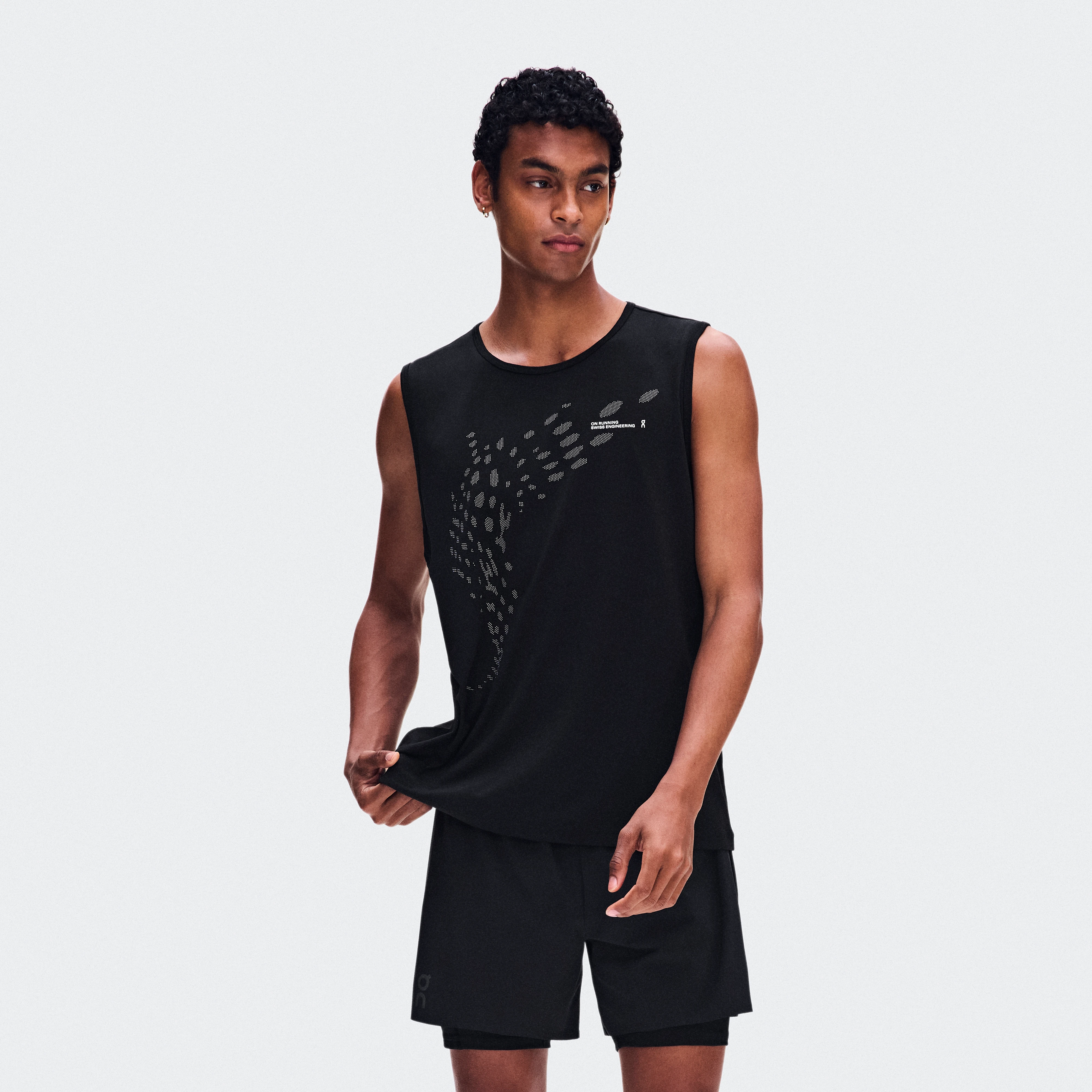 On On Run Tank Black Homme – Running, gym, quotidien Hauts et t-shirts