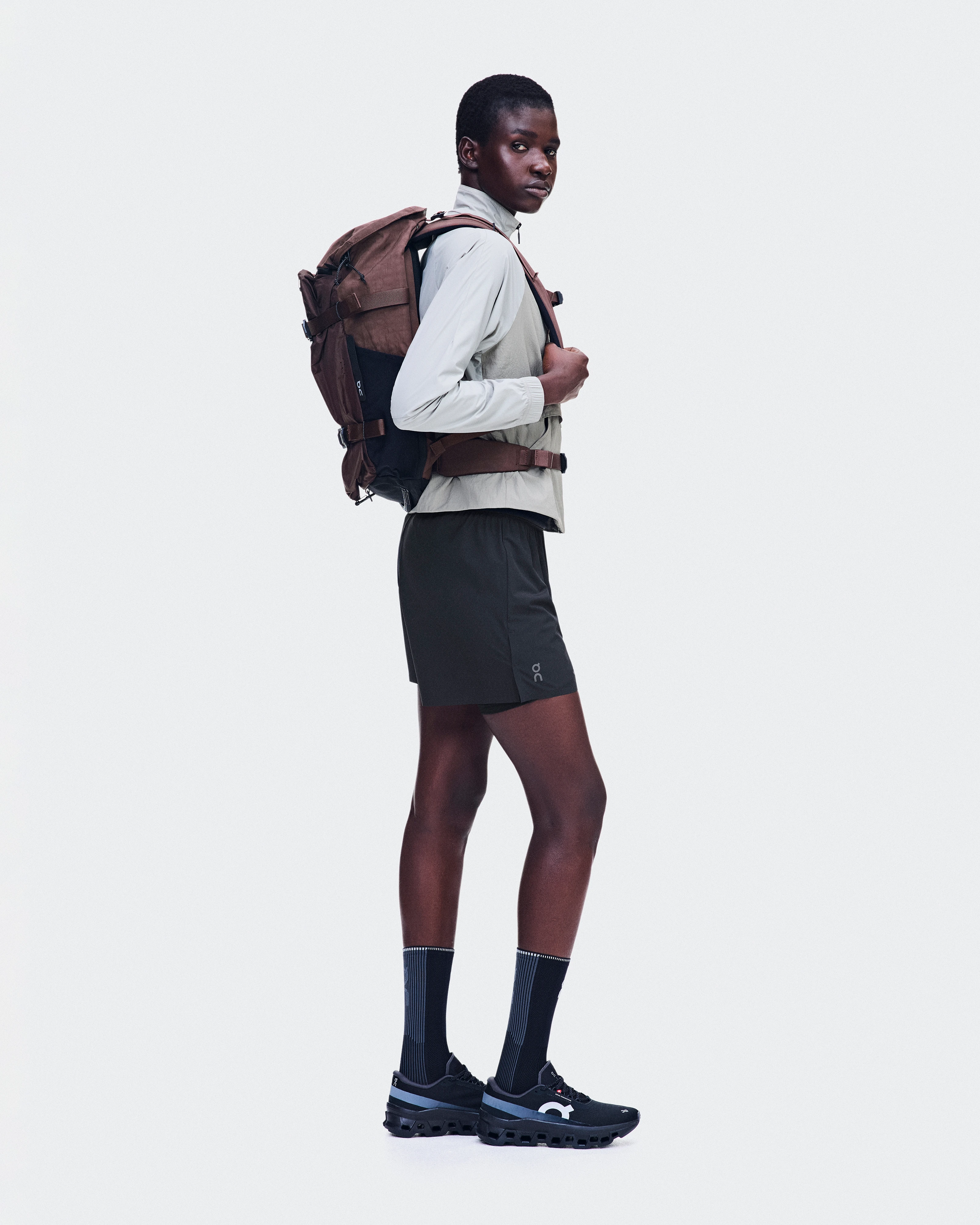 On Speed Pack 24L Elite Cacao & Black Unisexe Sacs