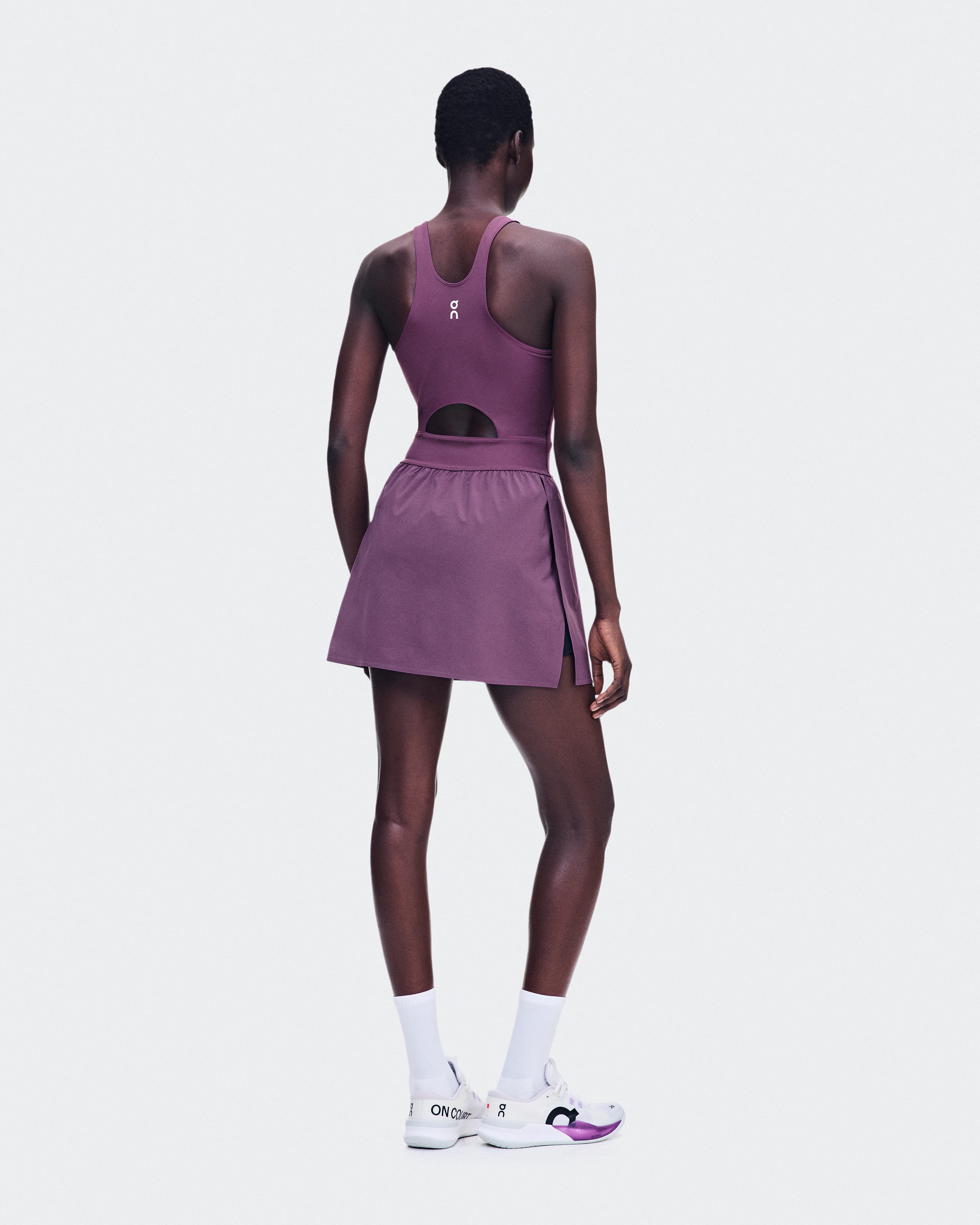 On Court Dress Split Cassis Femme Robes