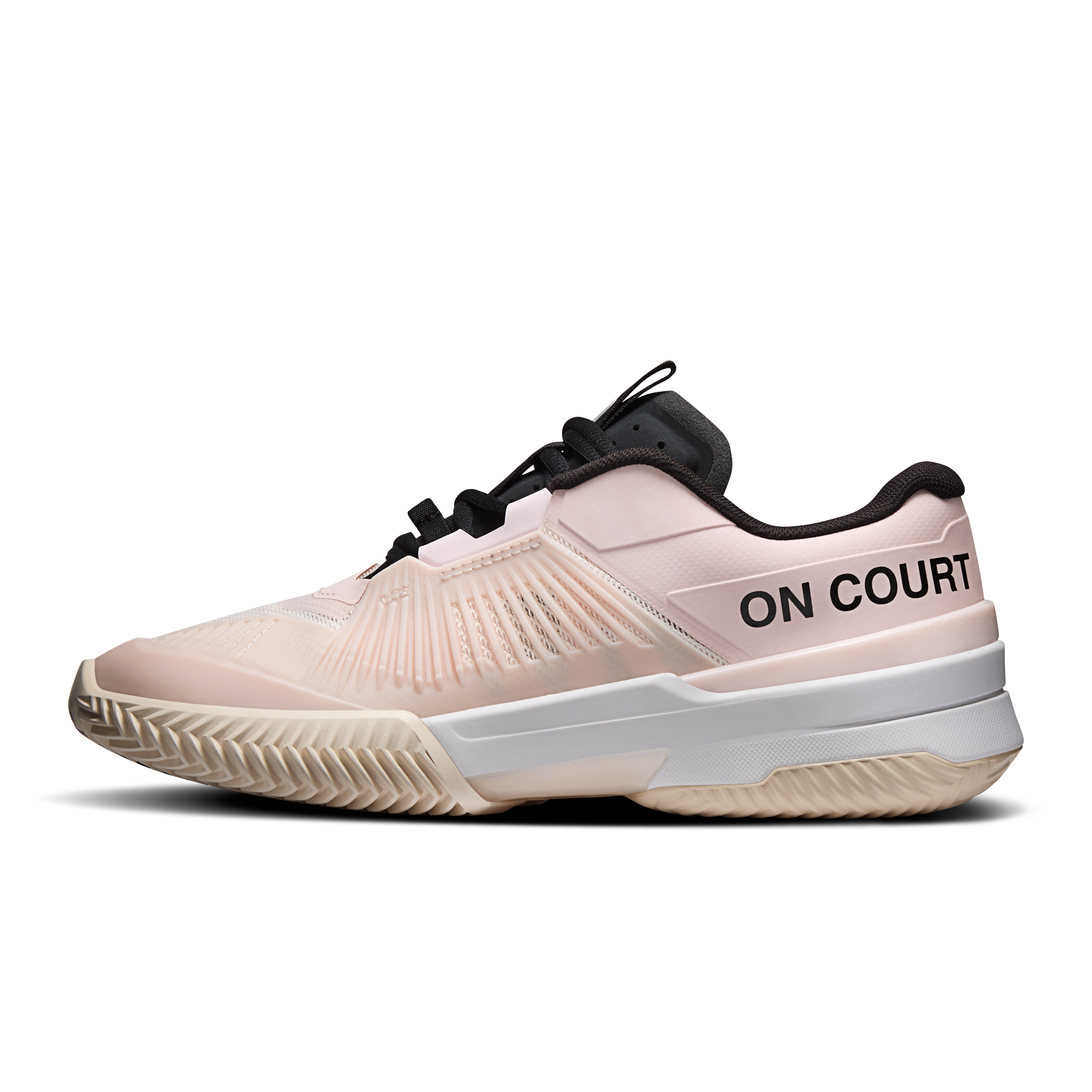 On THE ROGER Pro Fire Clay Doe & White Femme Tennis Chaussures