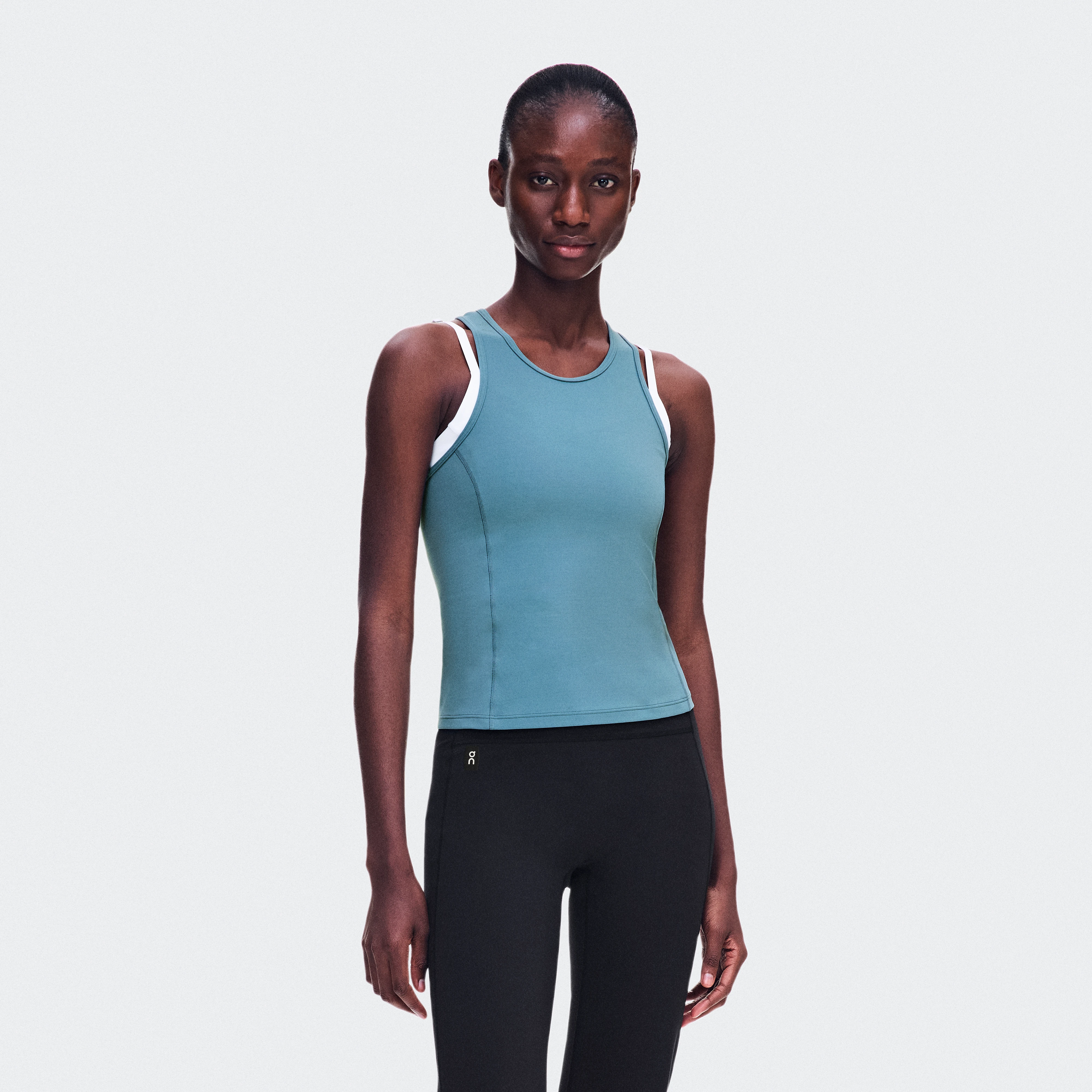 On Studio Tank Agave Femme – Training faible intensité Hauts et t-shirts