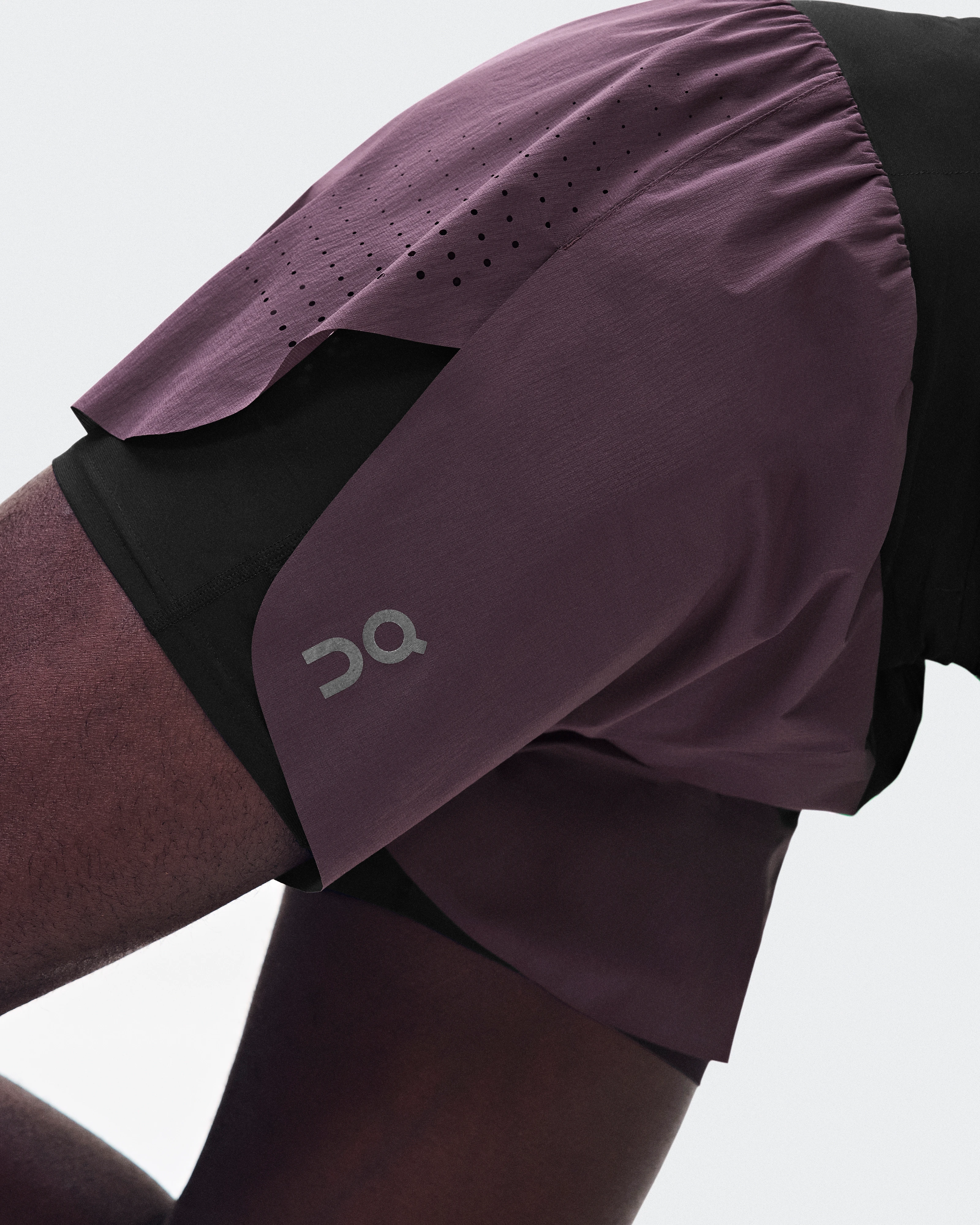 On Zero 2-in-1 Shorts Urchin & Black Homme Shorts