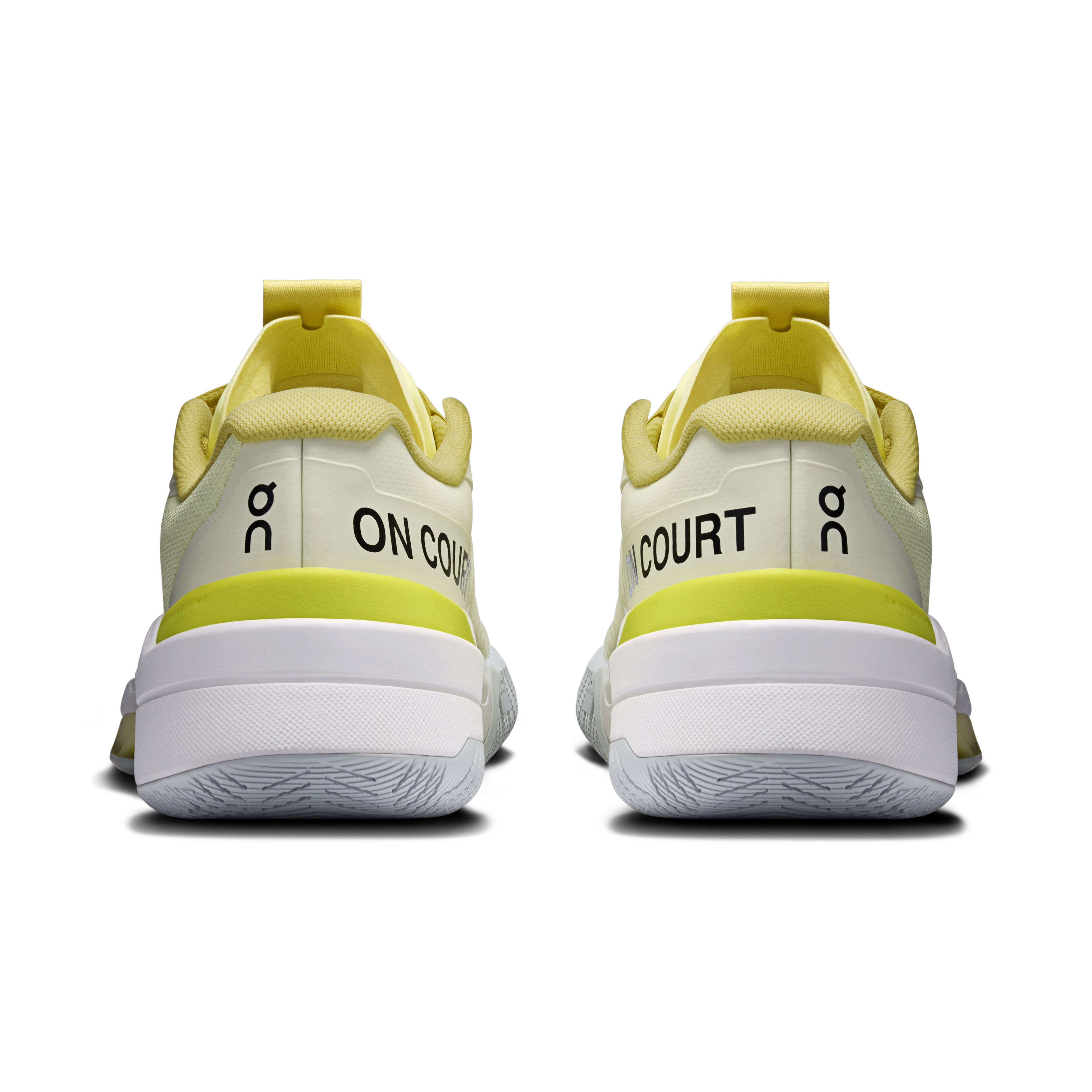 On THE ROGER Pro Fire Linen & Lime Femme Tennis Chaussures