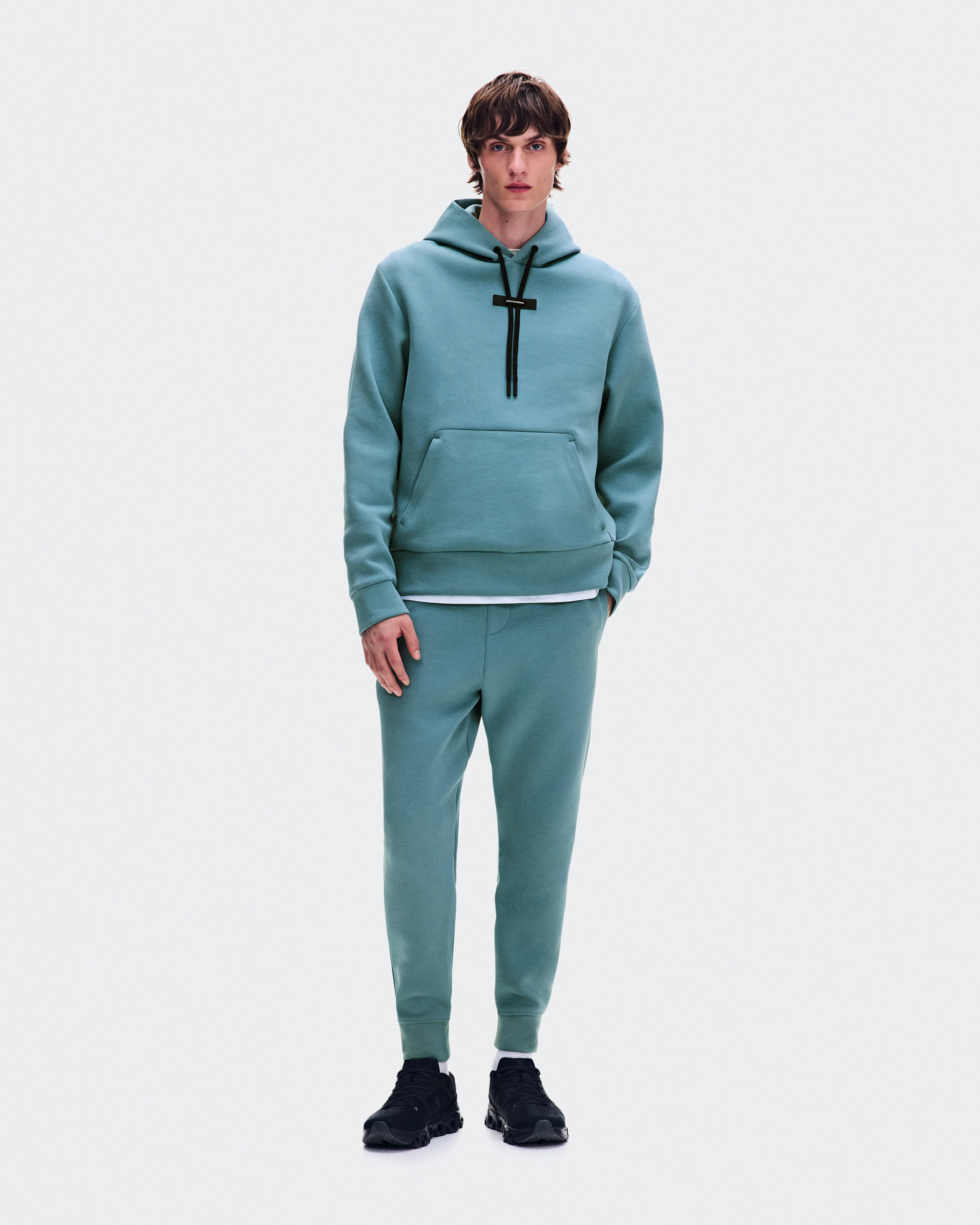 On Focus Tech Hoodie Agave Homme Sweats à capuche et sweats