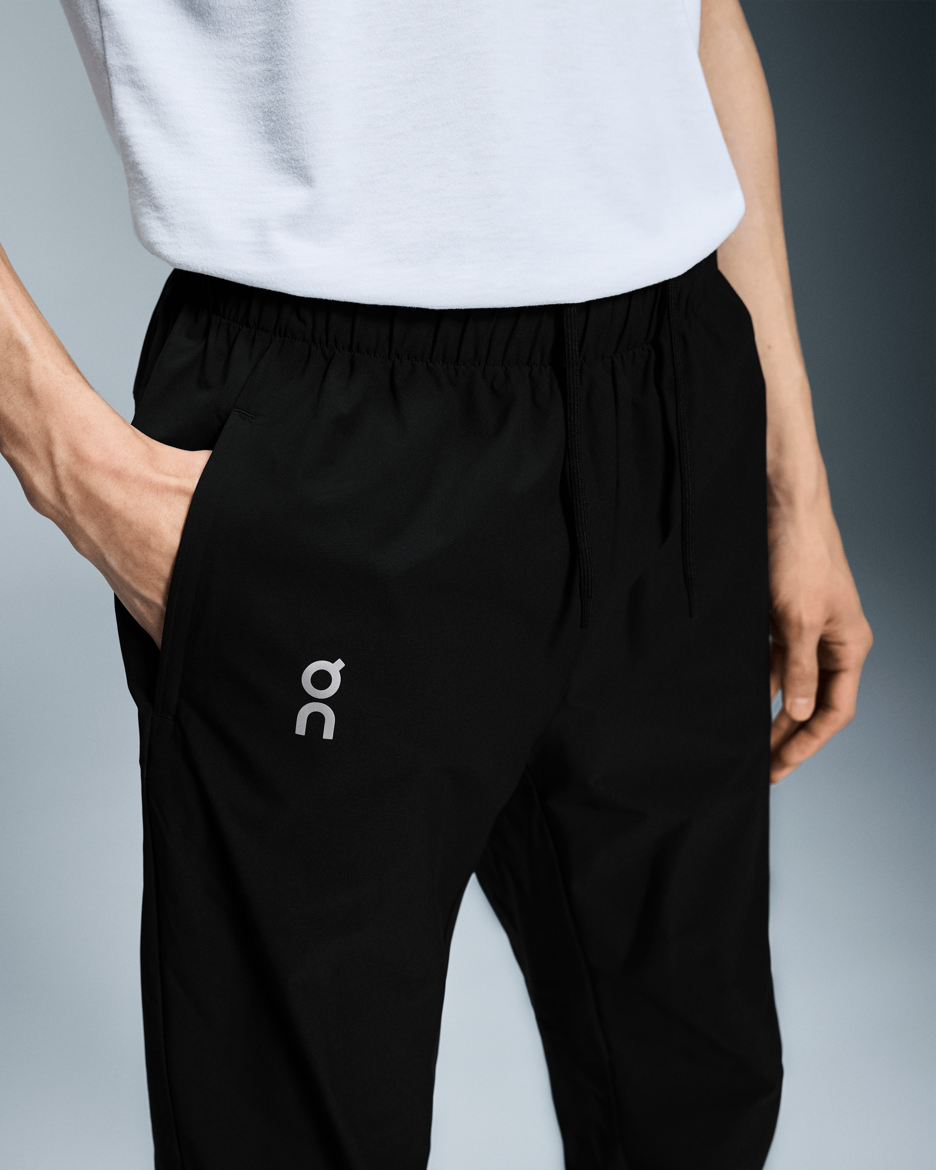 On Core Pants Black Homme Pantalons