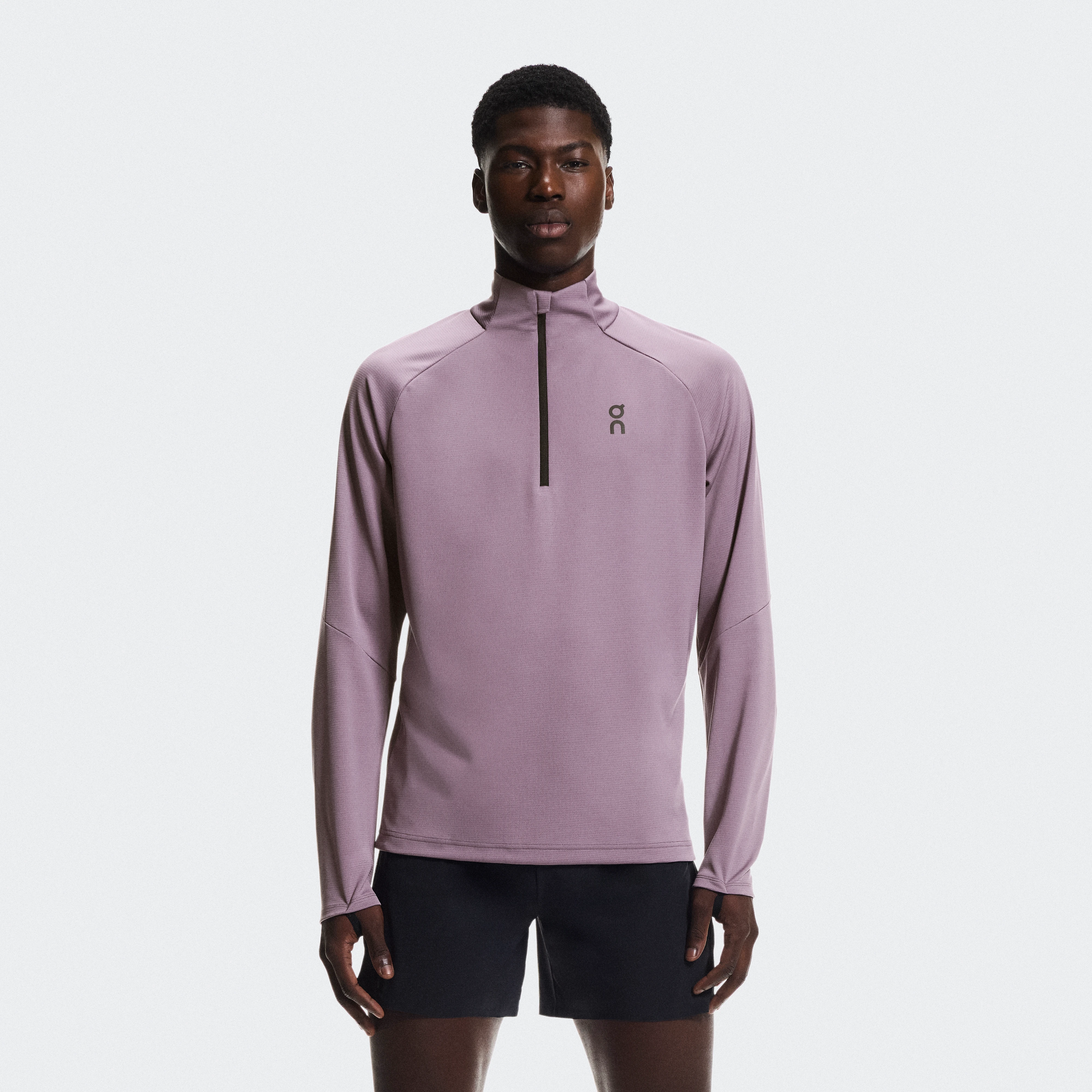 On Climate Shirt Dewberry Homme – Temps froid, thermique, outdoor Sweats à capuche et sweats