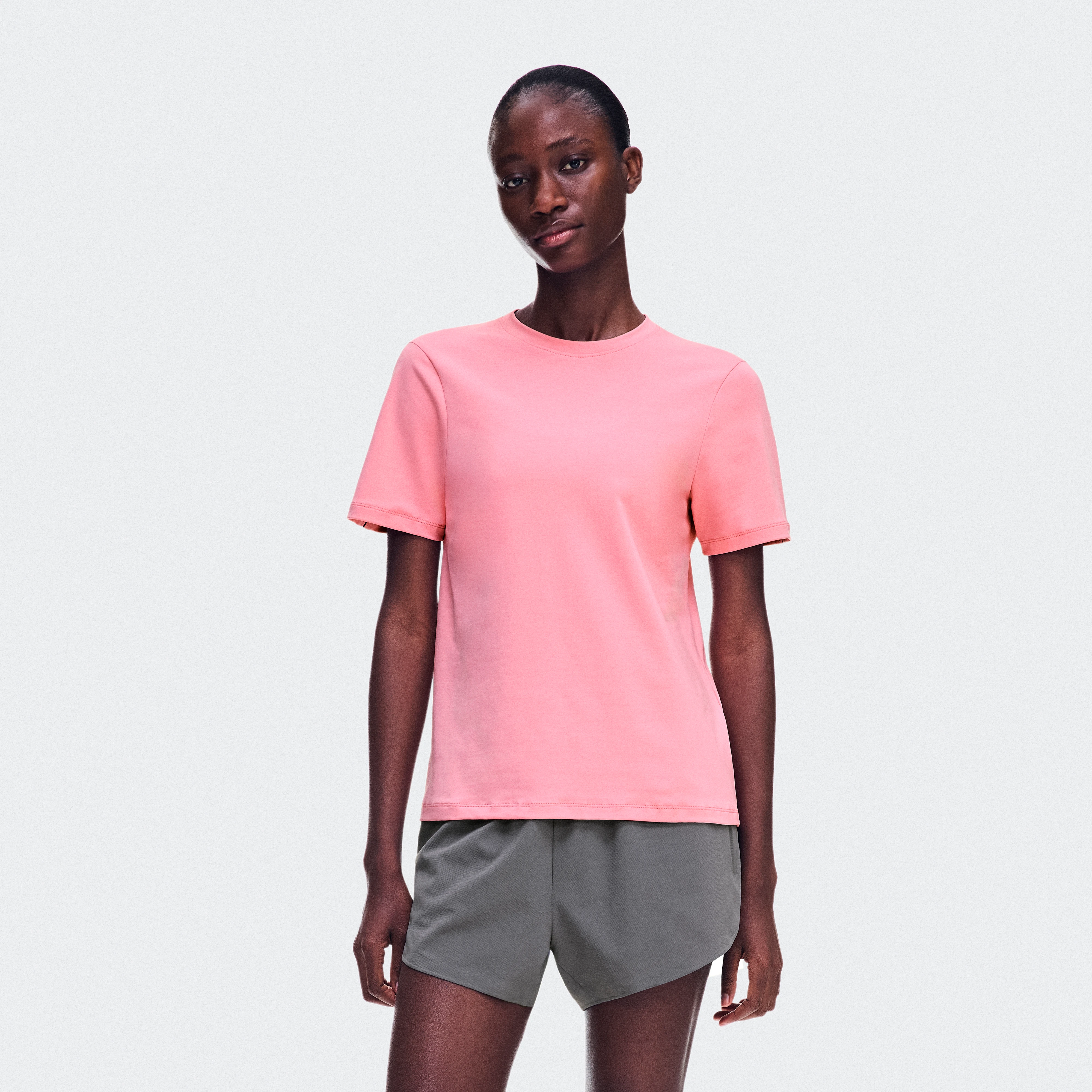 On Focus-T Magnolia Femme – Séances à faible intensité, quotidien Hauts et t-shirts