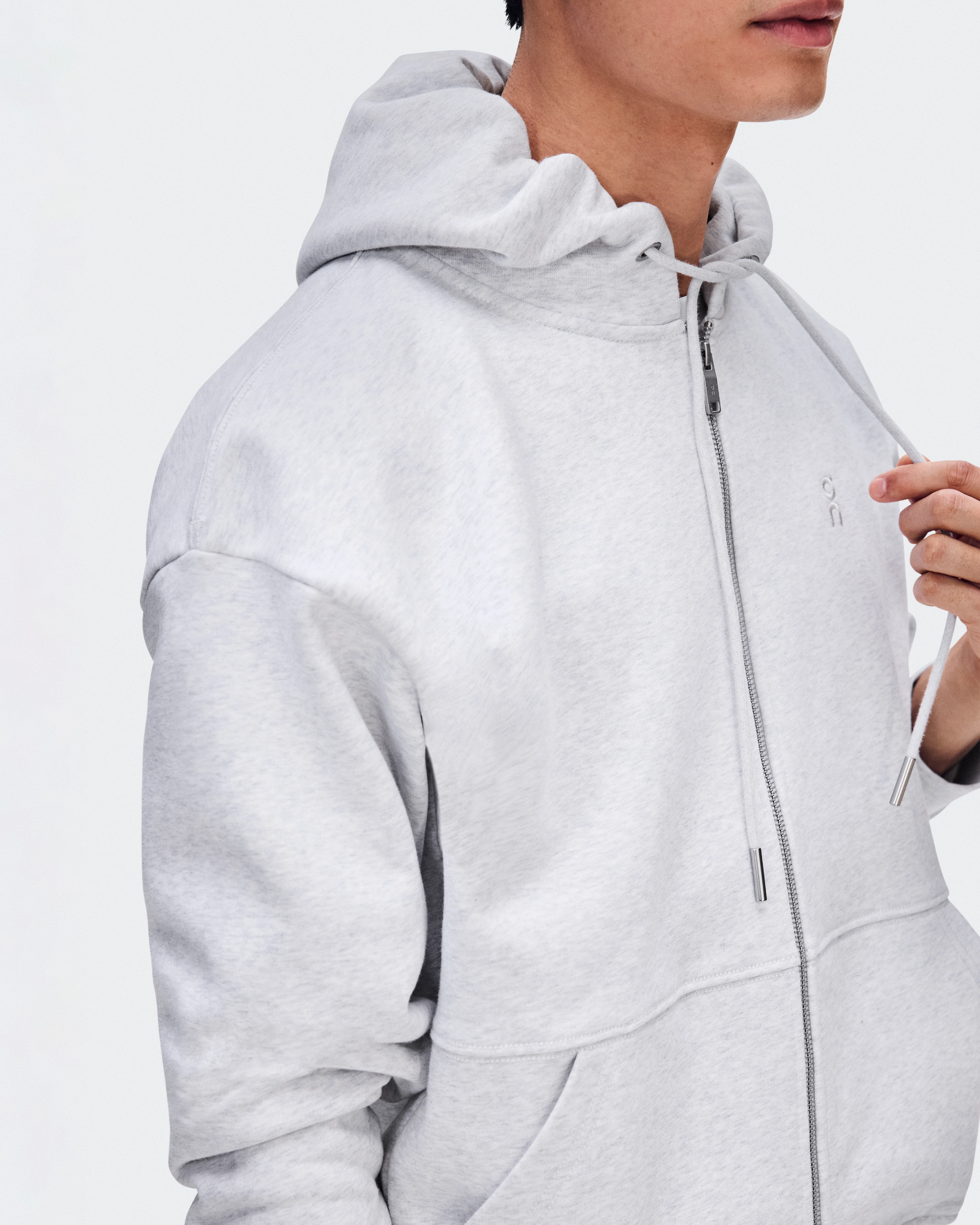 On Club Collective Full Zip Hoodie Crater Homme Sweats à capuche et sweats