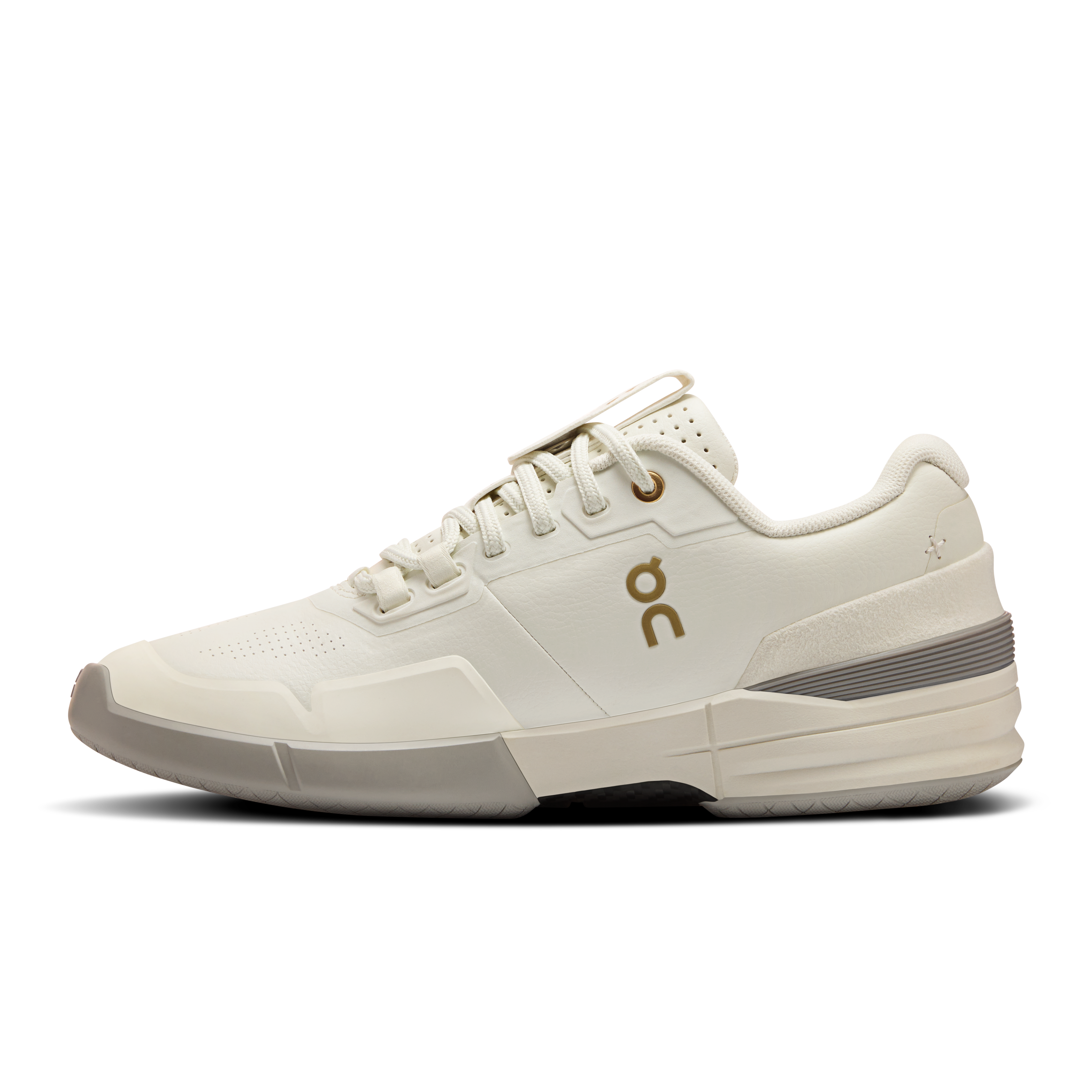 On THE ROGER Pro Ace Ivory & Fog Femme Active Life Chaussures
