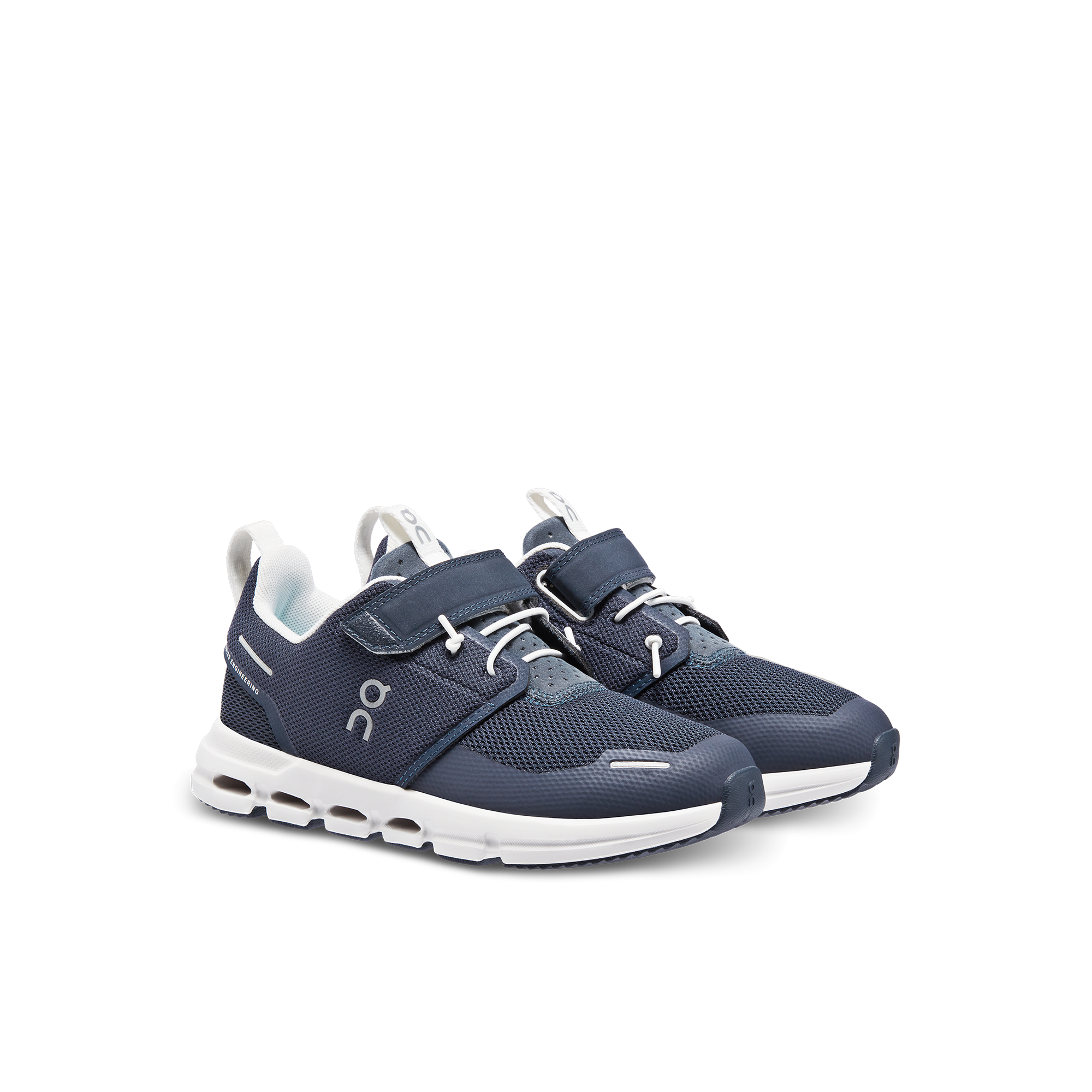 On Cloud Play Midnight & White Enfant Active Life Chaussures