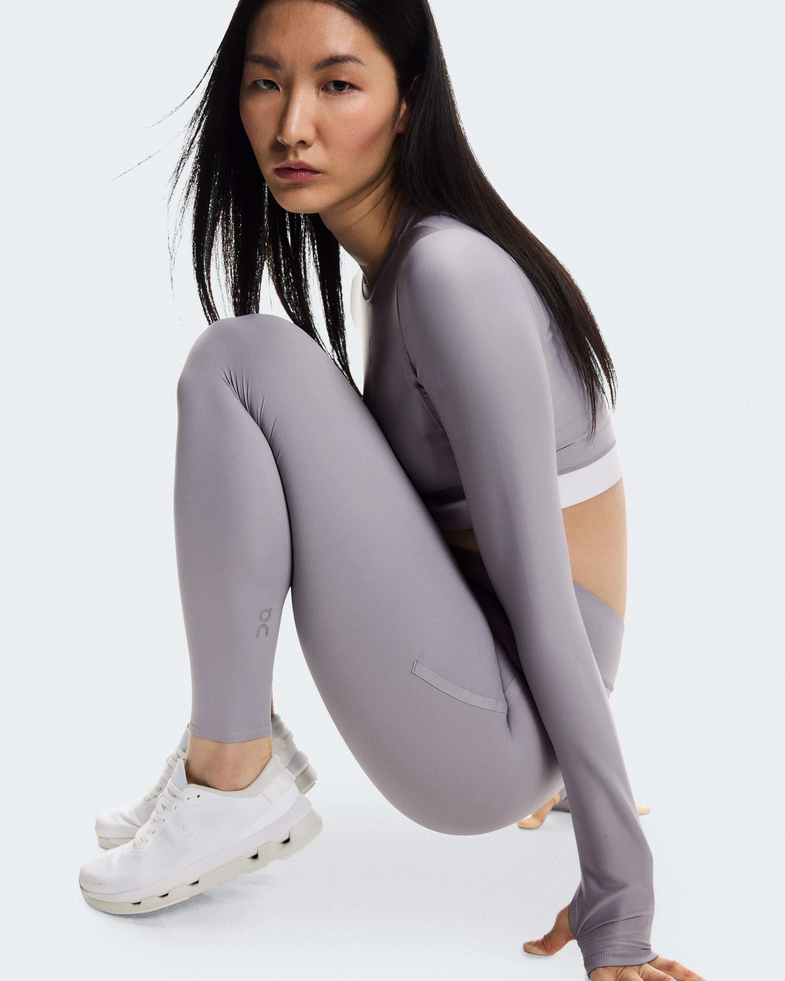 On Train Tights Lilac Femme Leggings