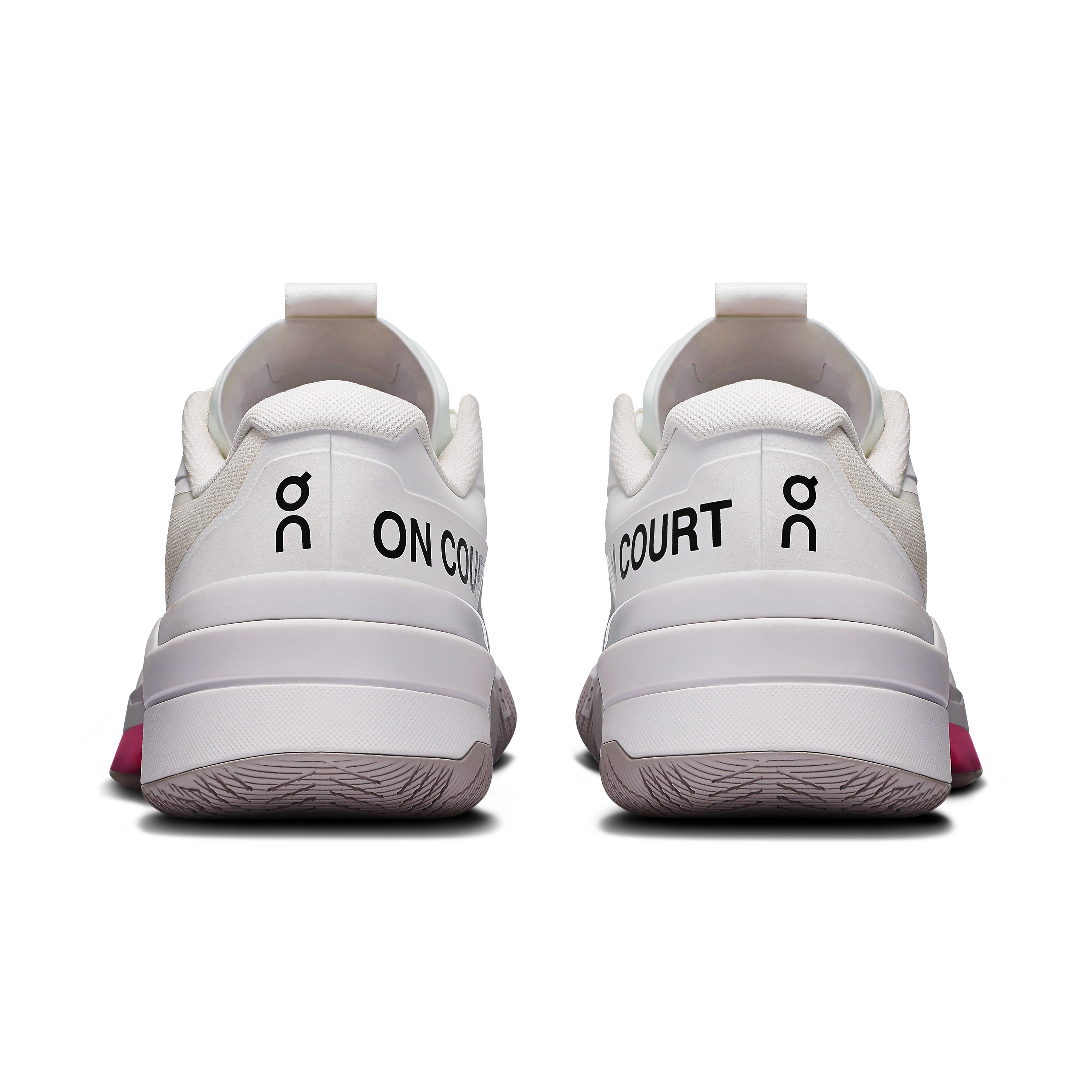 On THE ROGER Pro Fire White & Pink Homme Tennis Chaussures