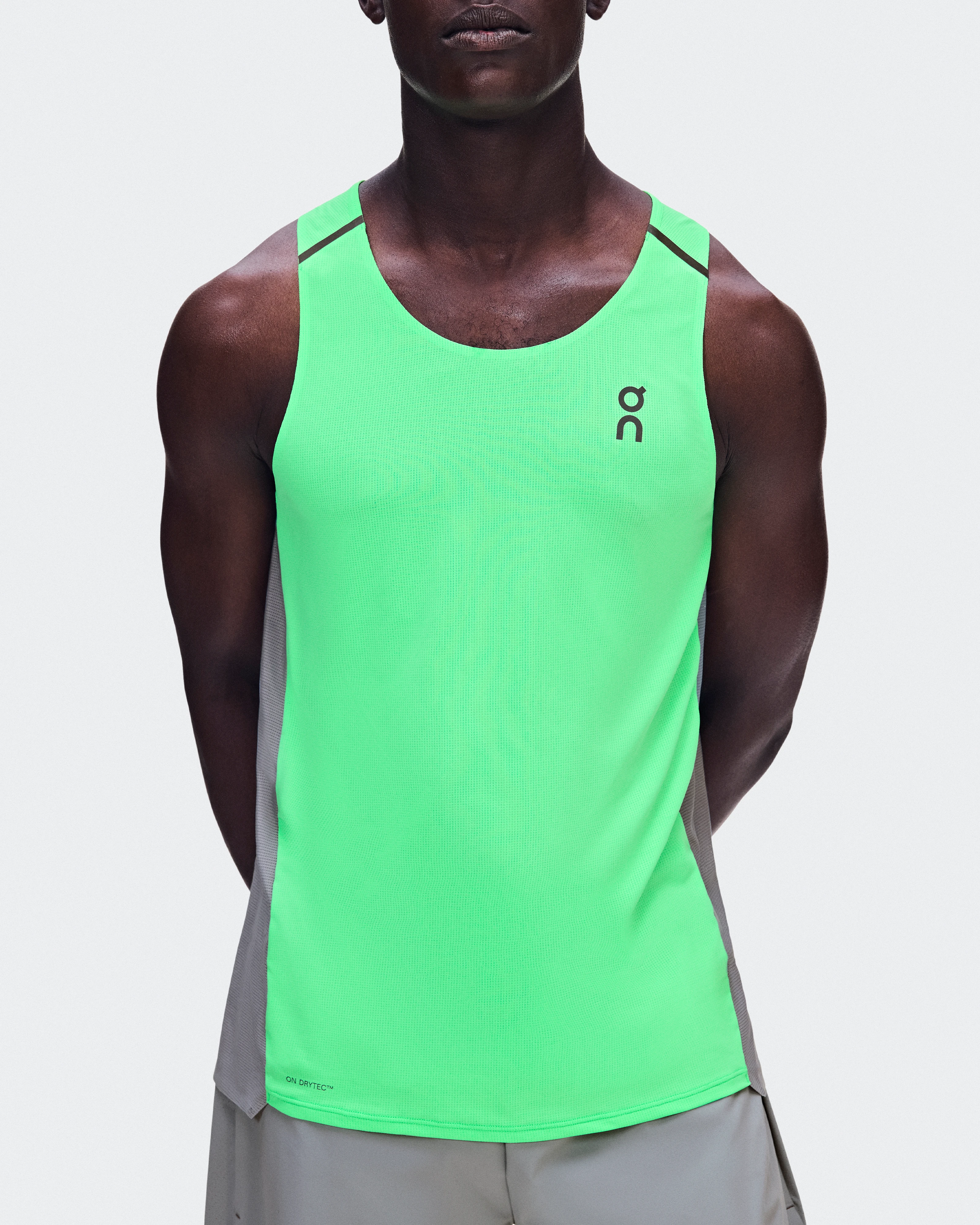 On Performance Tank Verdite & Apollo Homme Hauts et t-shirts