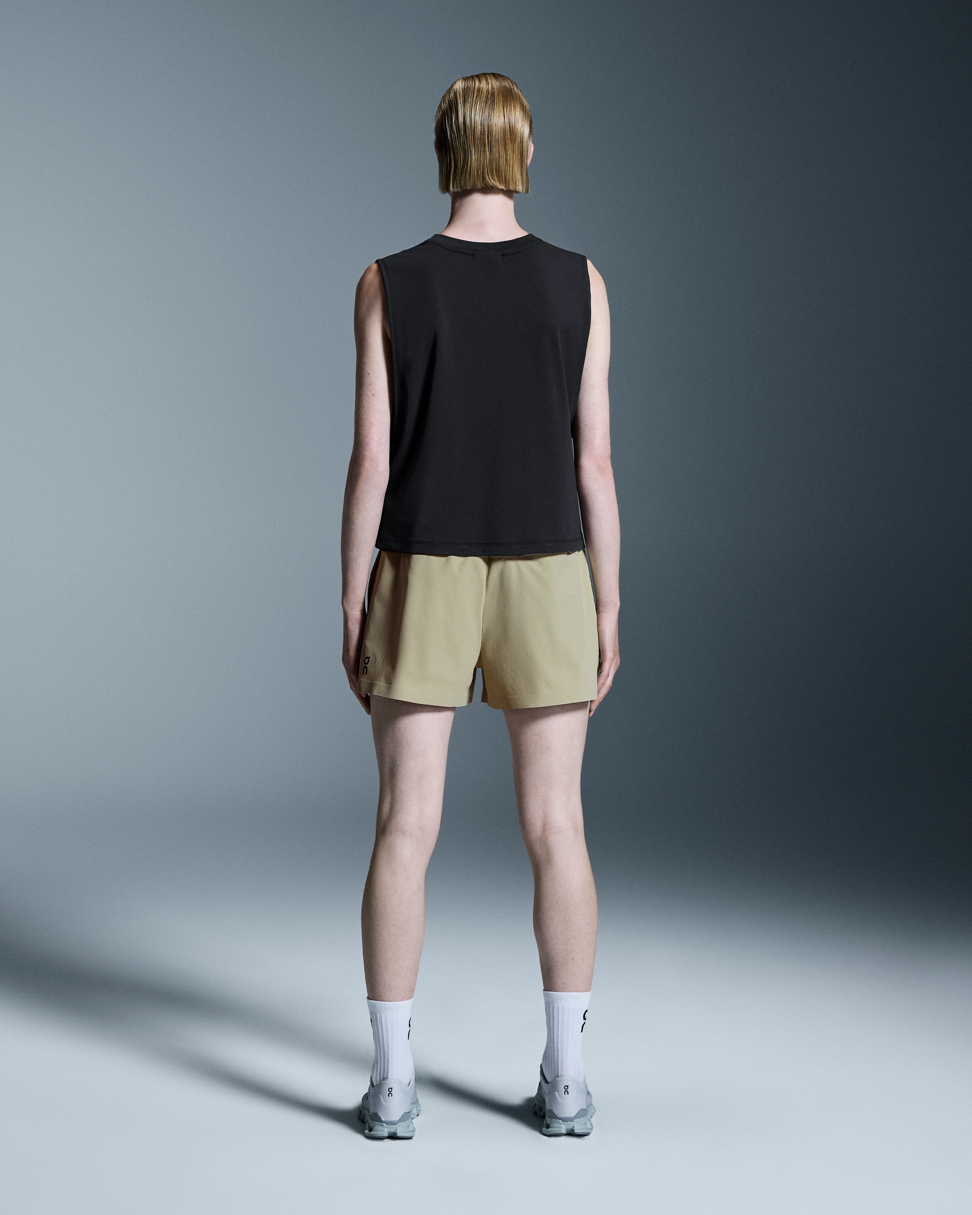 On Focus Crop Black Femme Hauts et t-shirts