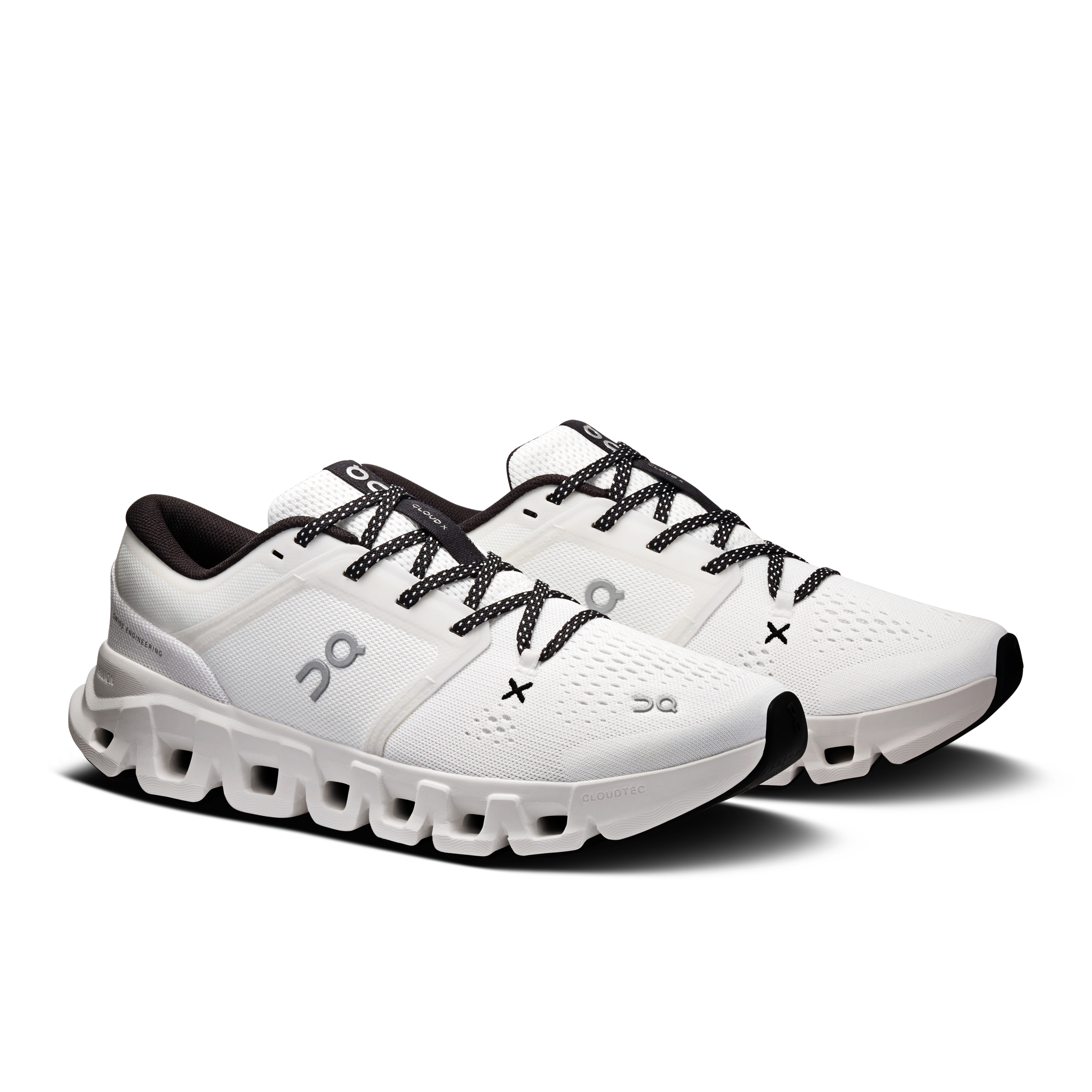 On Cloud X 5 White & Black Femme Active Life Chaussures