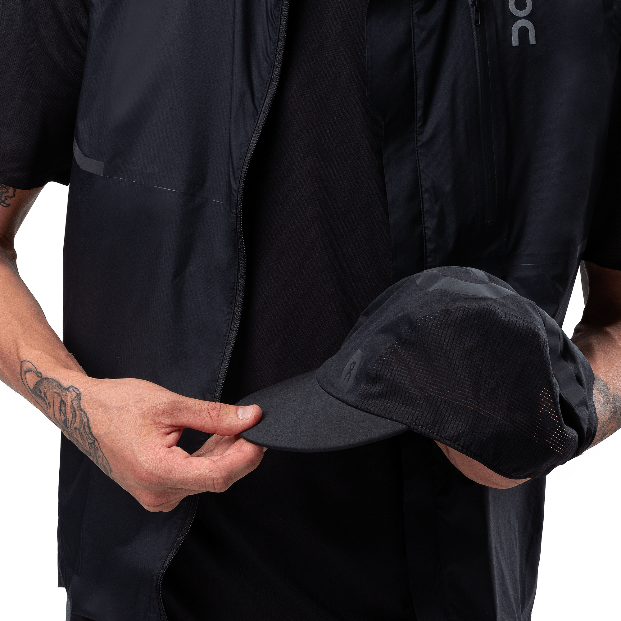 On Zero Cap Black Unisexe Chapeaux
