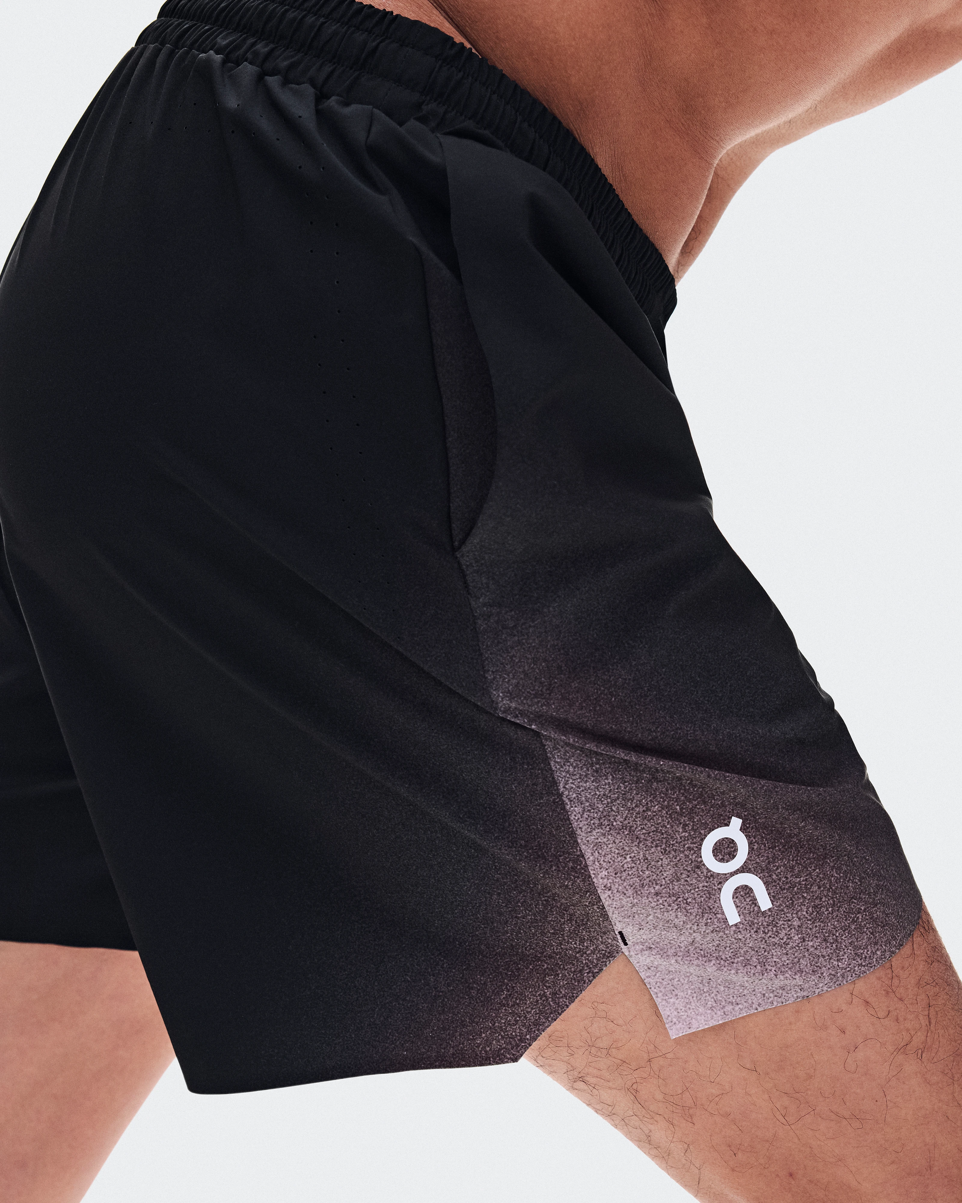 On 5" Court Shorts Swing Black & Mulberry Homme Shorts