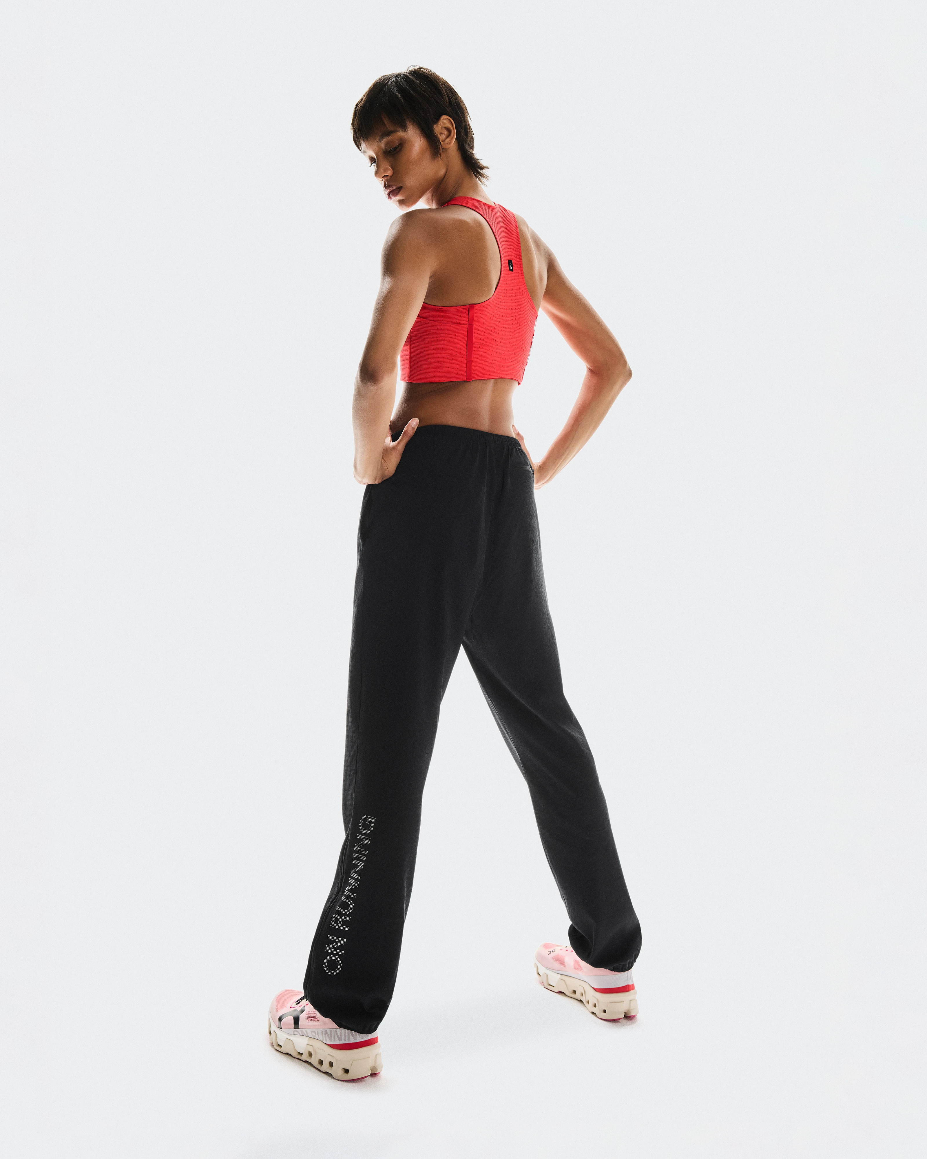 On Pace Pants Black Femme Pantalons