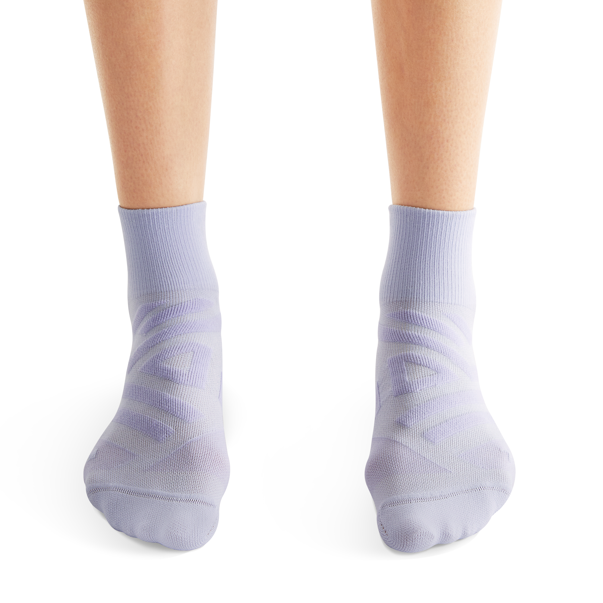 On Performance Mid Sock Lavender & Anemone Femme Chaussettes