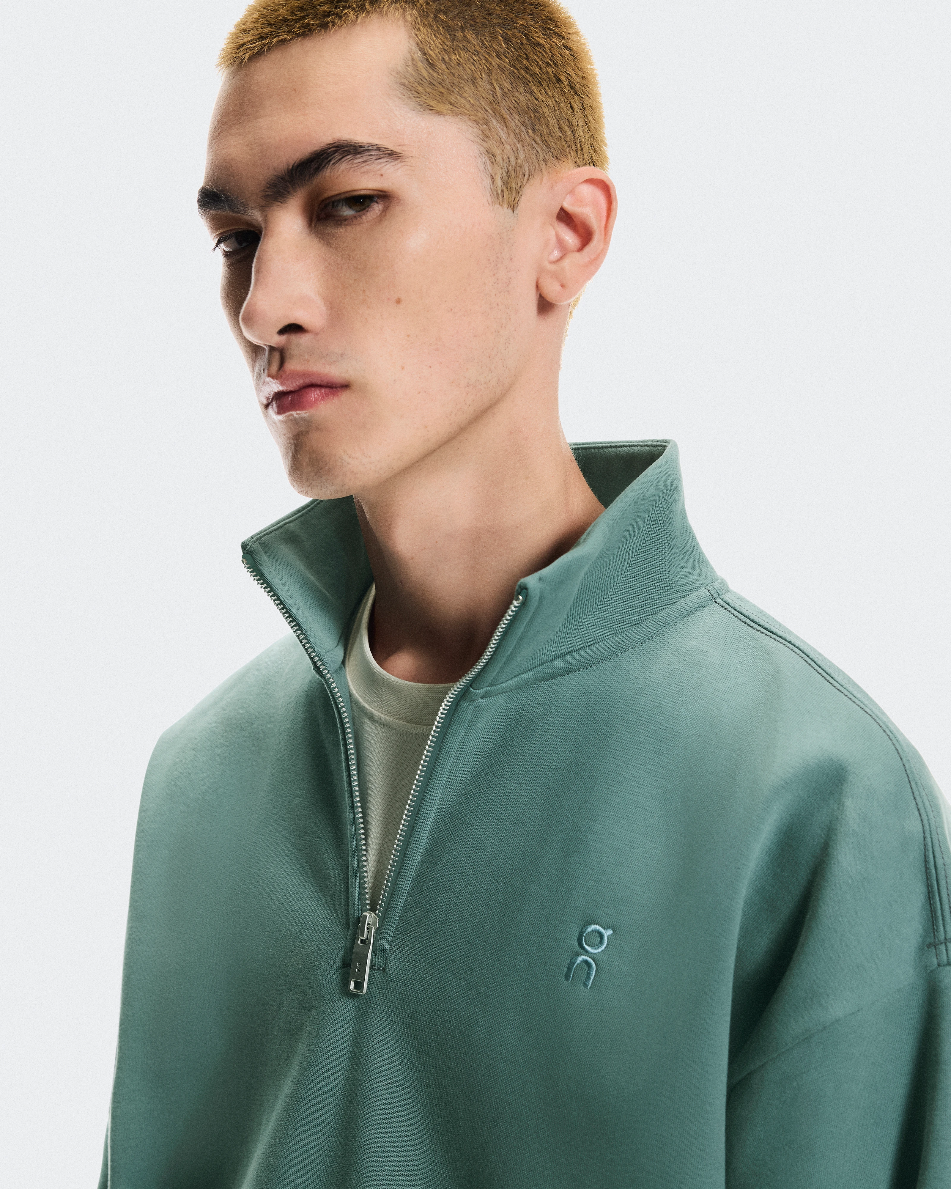 On Club Collective 1/4 Zip Tide Homme Sweats à capuche et sweats