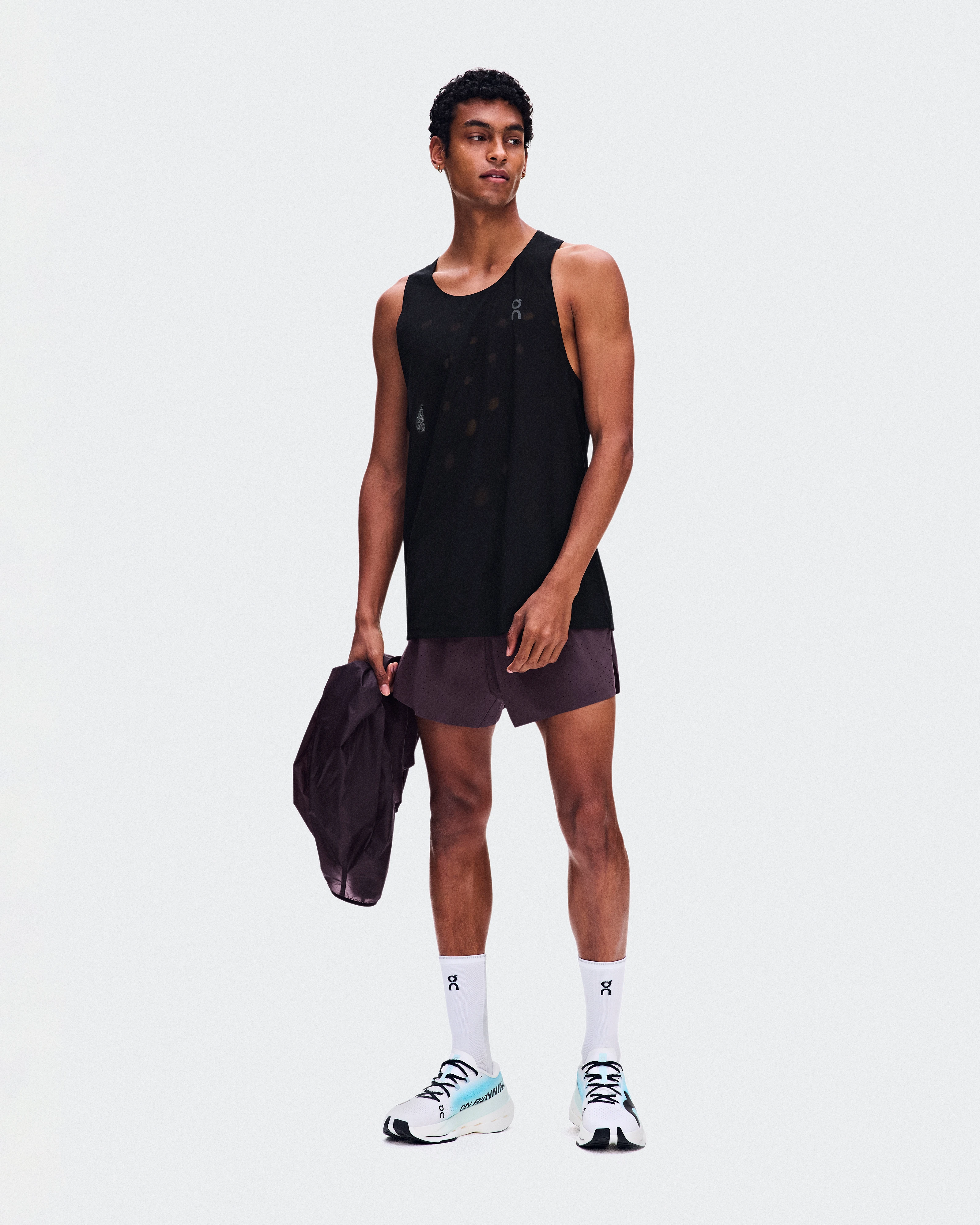 On Zero Tank Breathe Black Homme Hauts et t-shirts