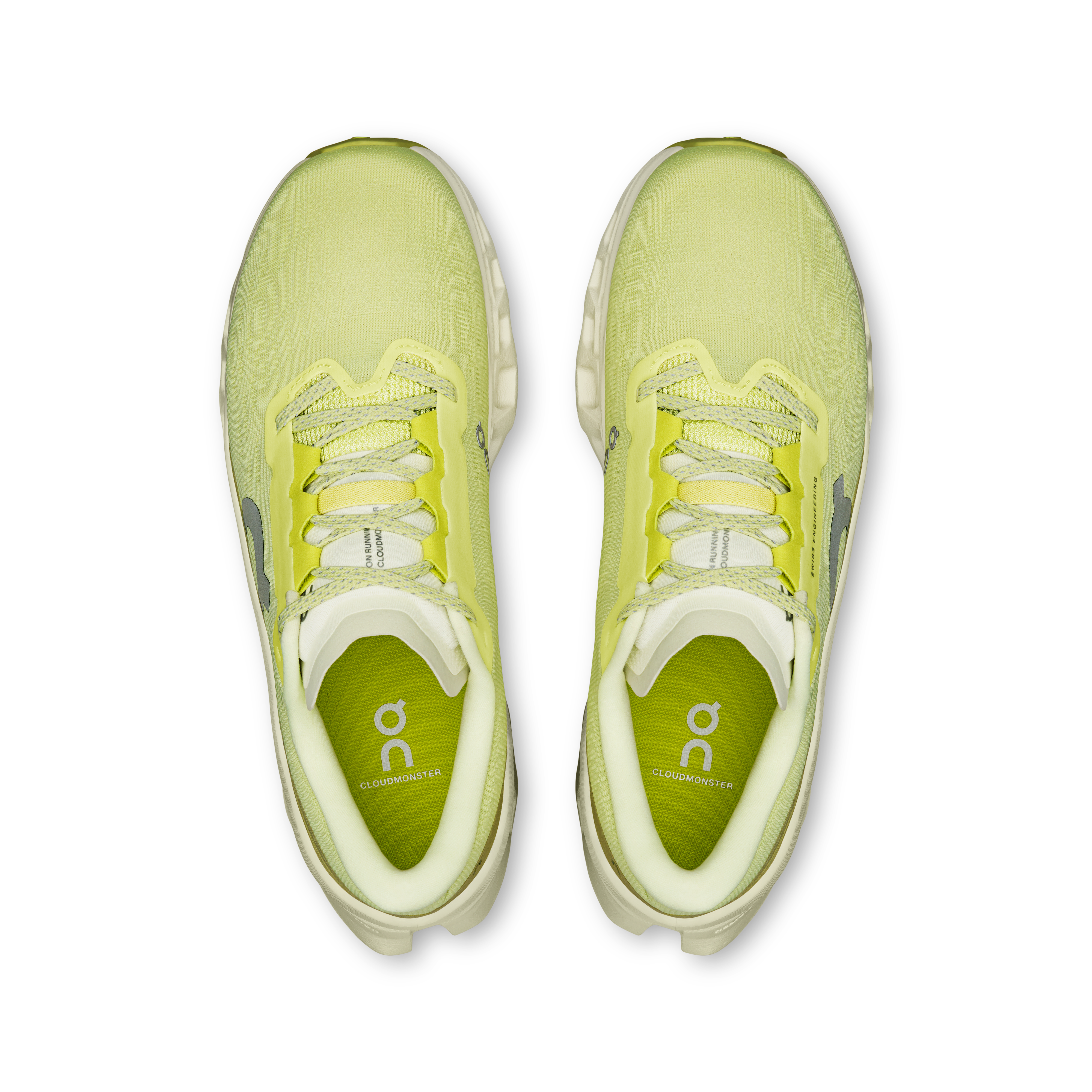 On Cloudmonster 3 Limelight & Seedling Femme Running sur route Chaussures