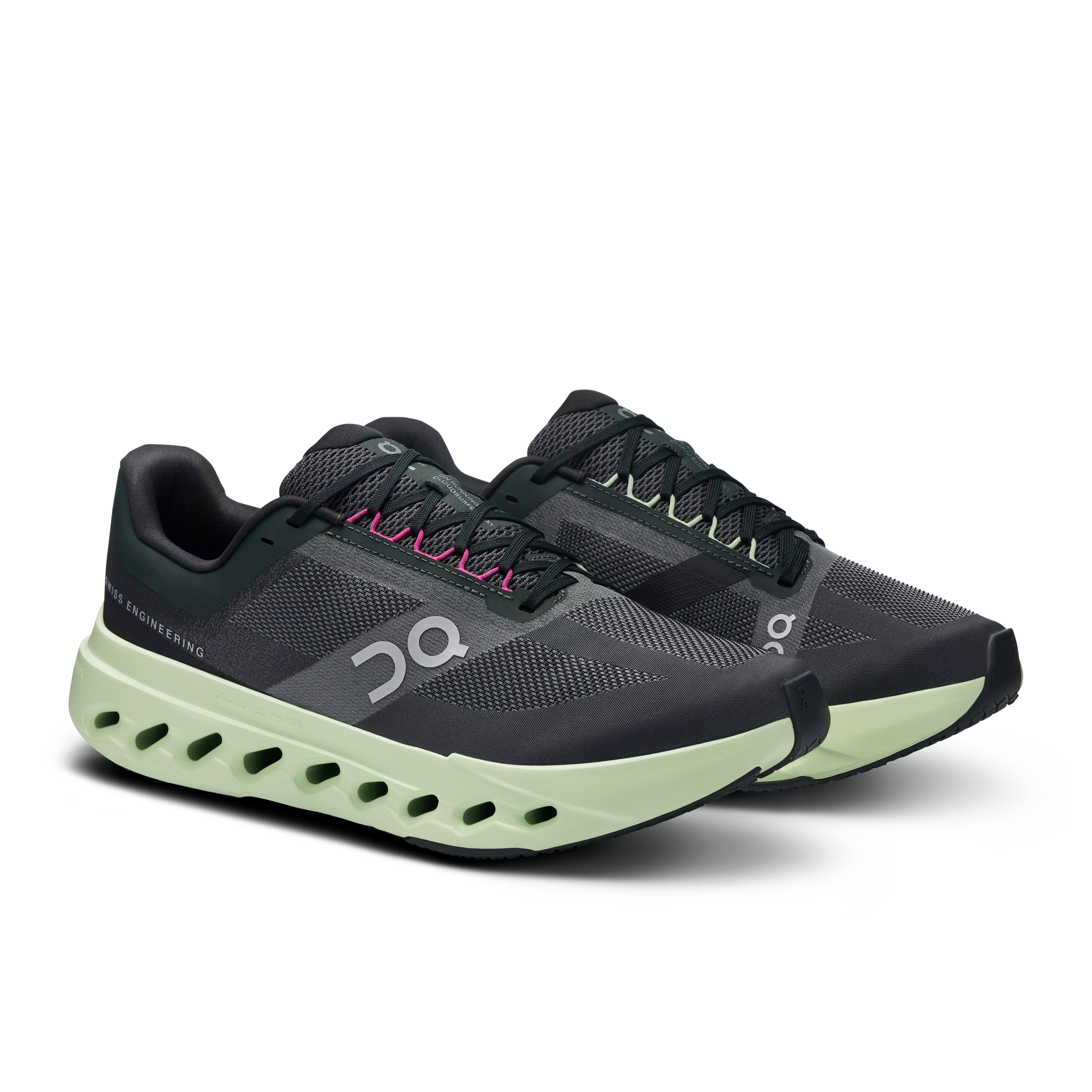 On Cloudsurfer Next Black & Lima Homme Running sur route Chaussures