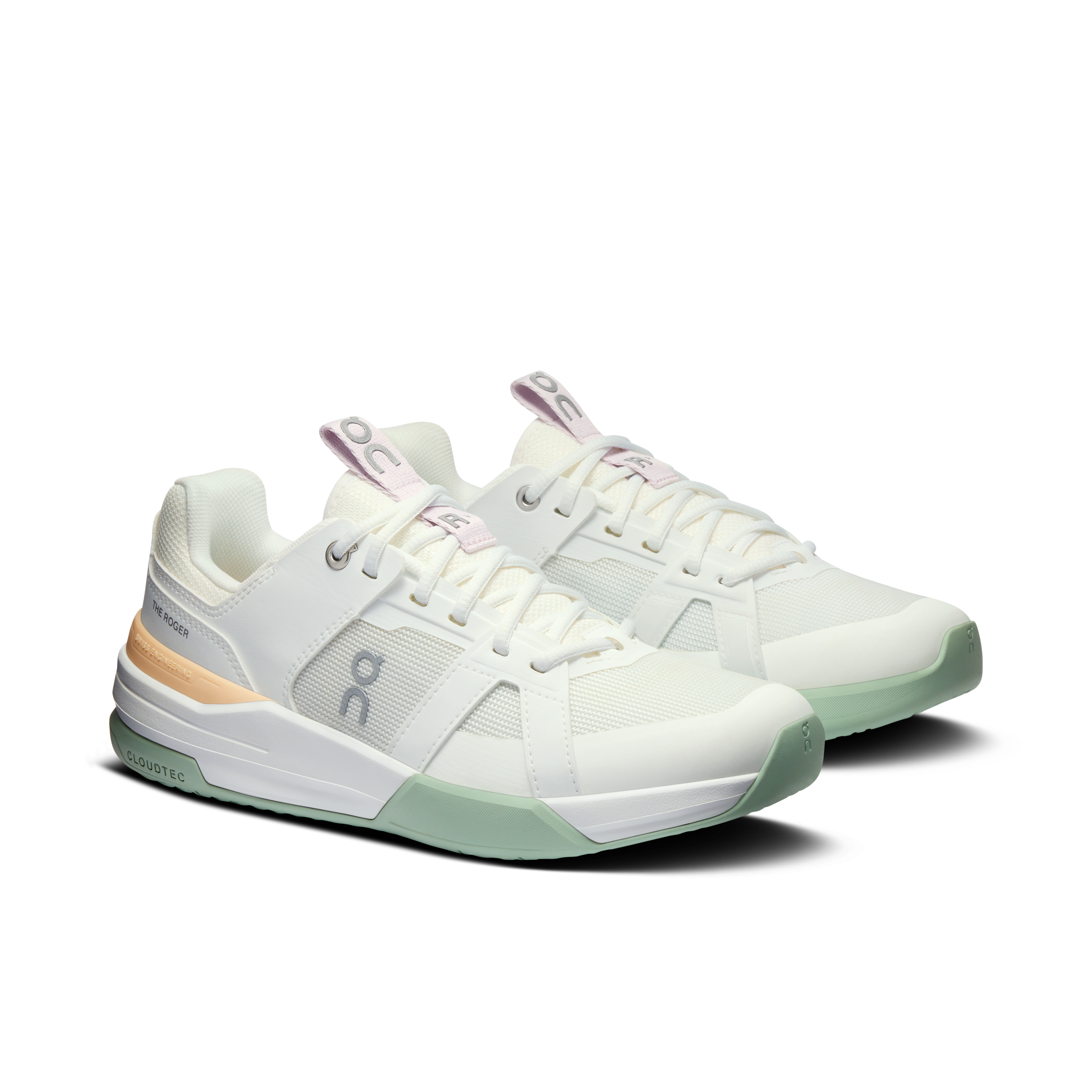 On THE ROGER Clubhouse Pro Youth White & Mineral Ados Active Life Chaussures