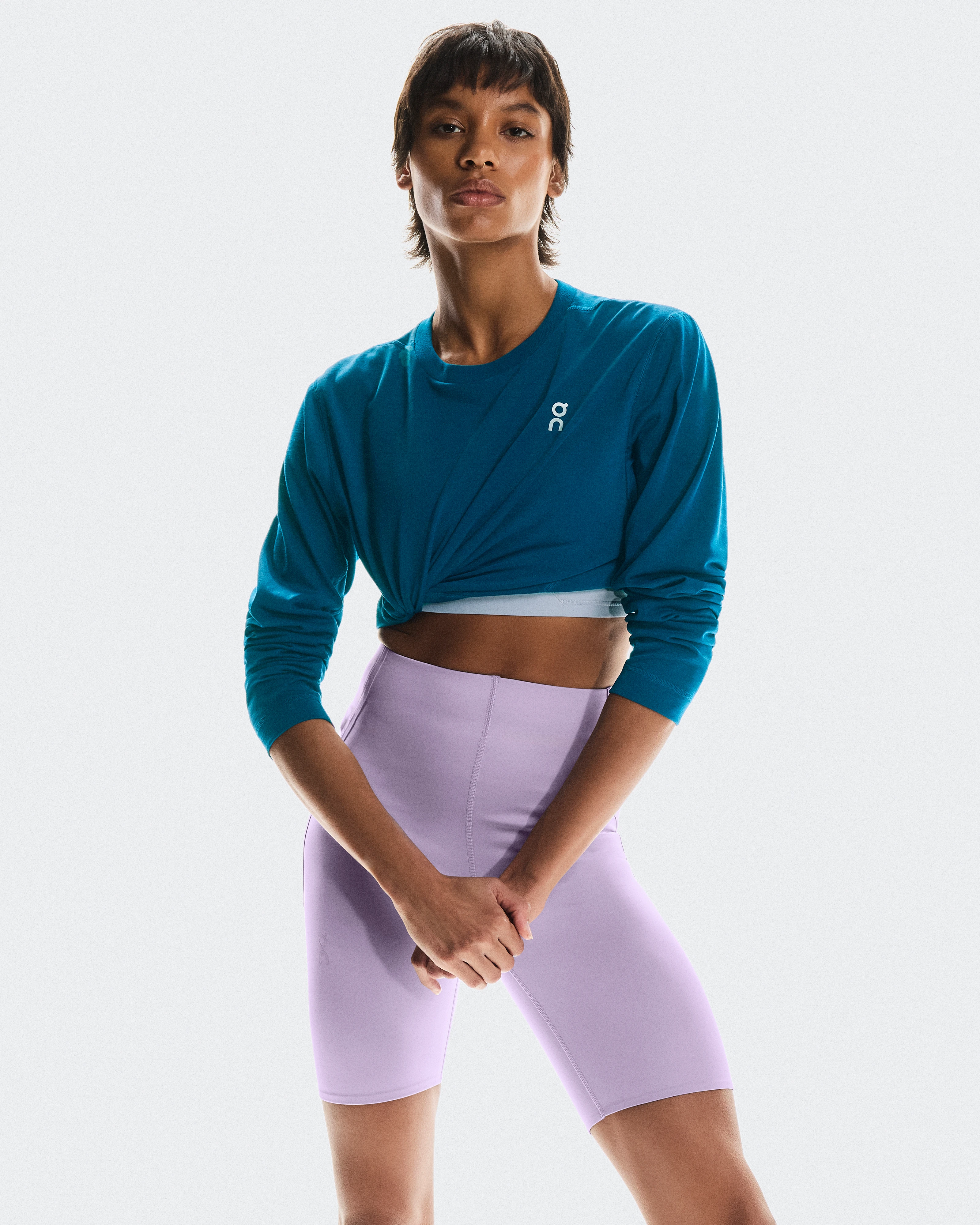 On Train Long-T Crop Tempest Femme Hauts et t-shirts