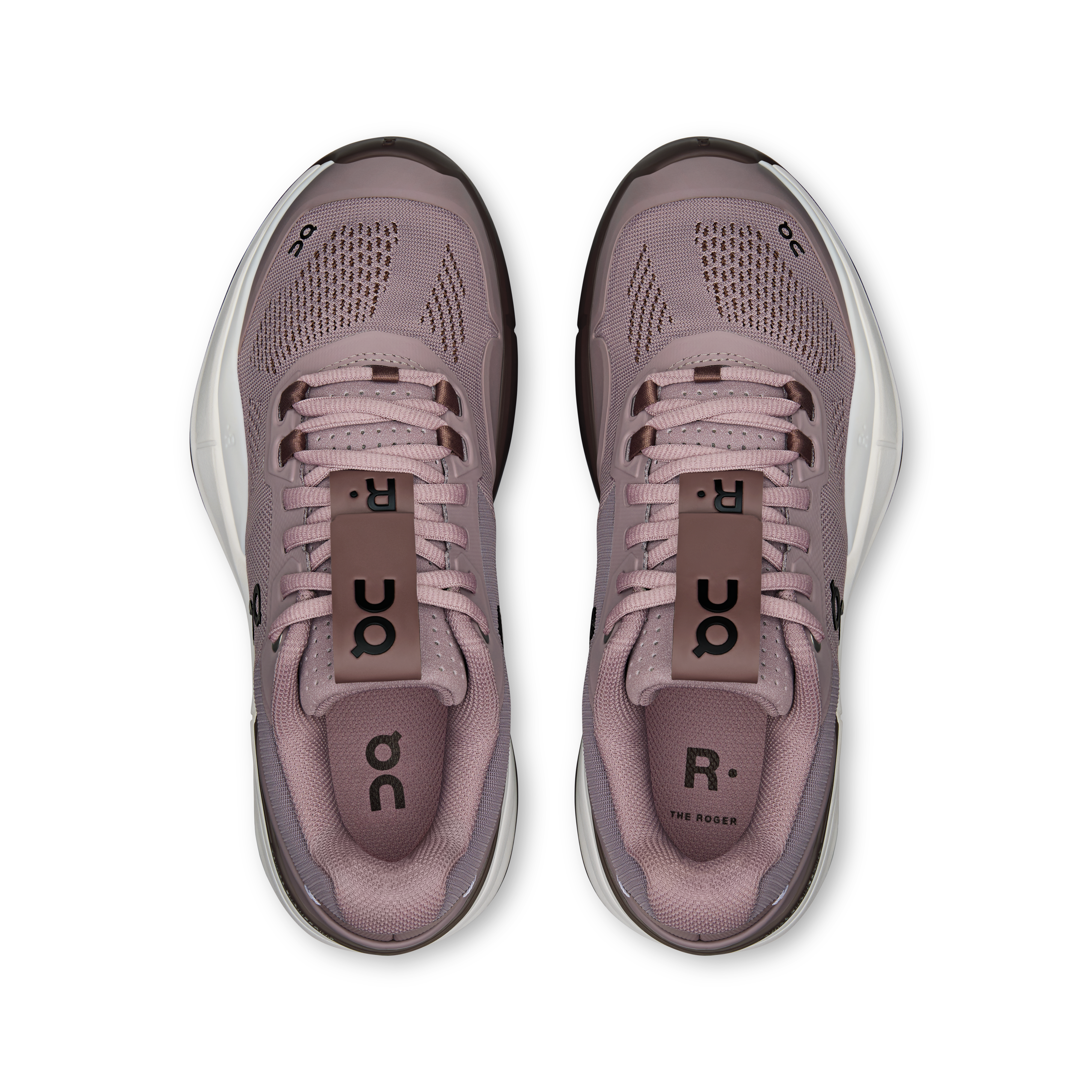 On THE ROGER Pro Heron & Grape Femme Tennis Chaussures