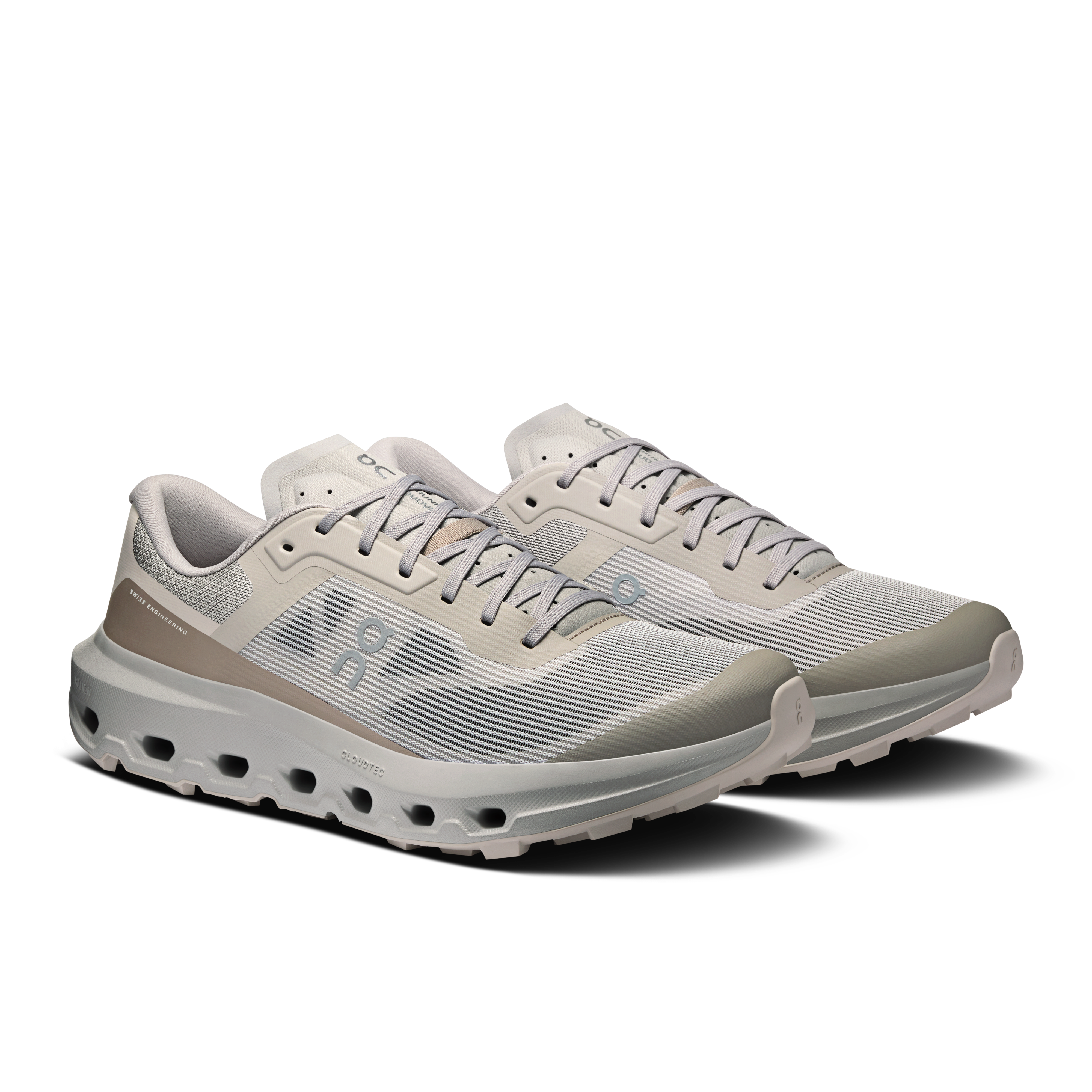 On Cloudvista 3 Fog & Pearl Homme Running de trail Chaussures