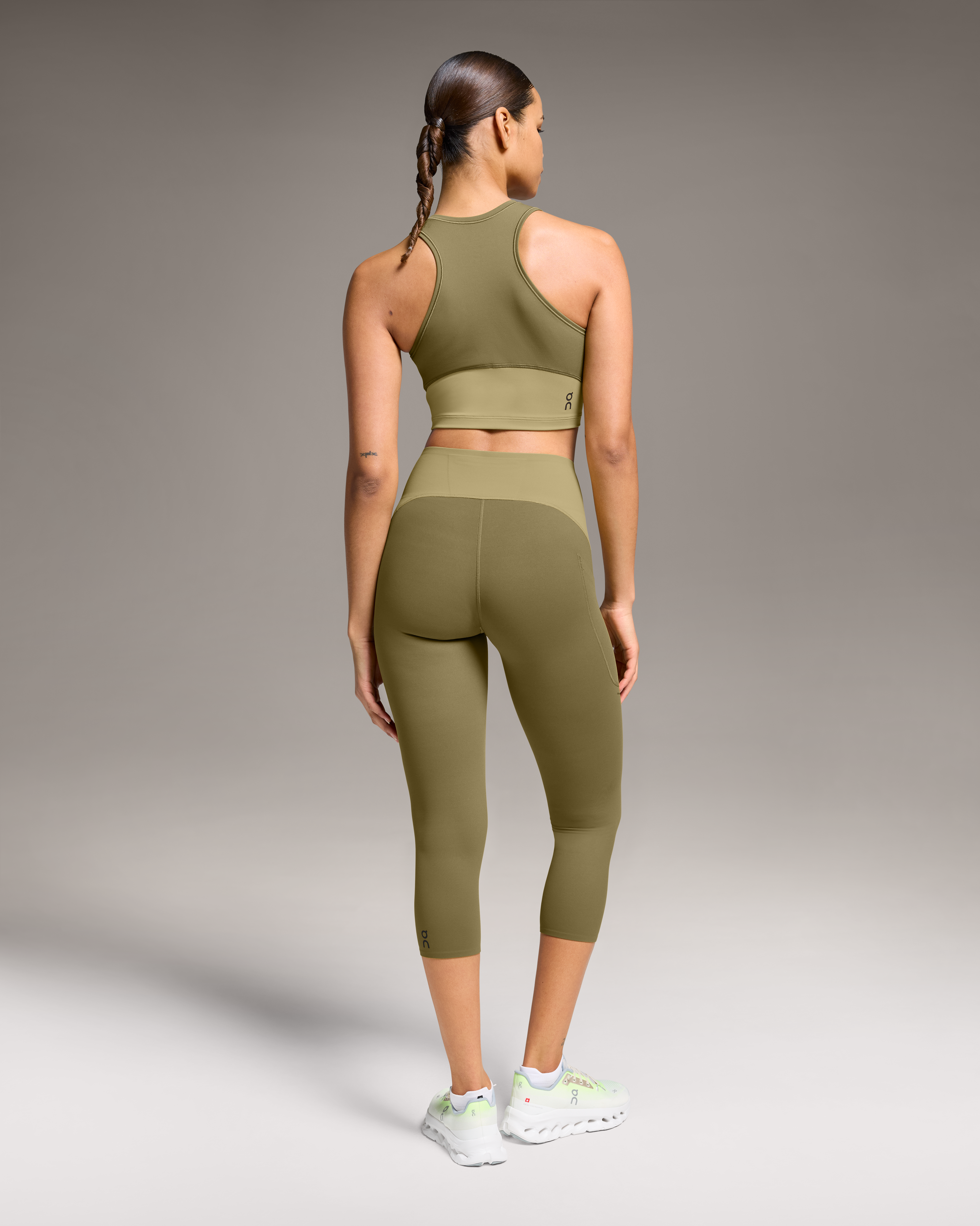 On Movement 3/4 Tights Hunter & Safari Femme Leggings