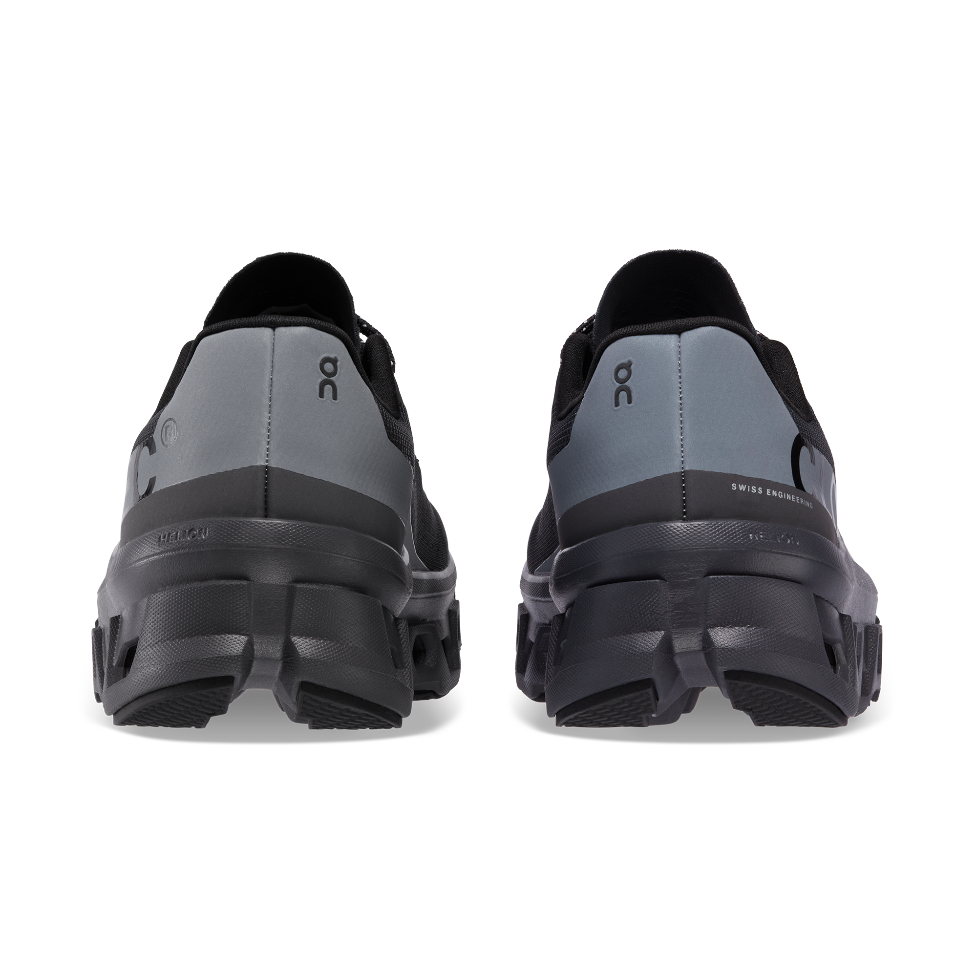 On Cloudmonster Lumos Black Femme Running sur route Chaussures
