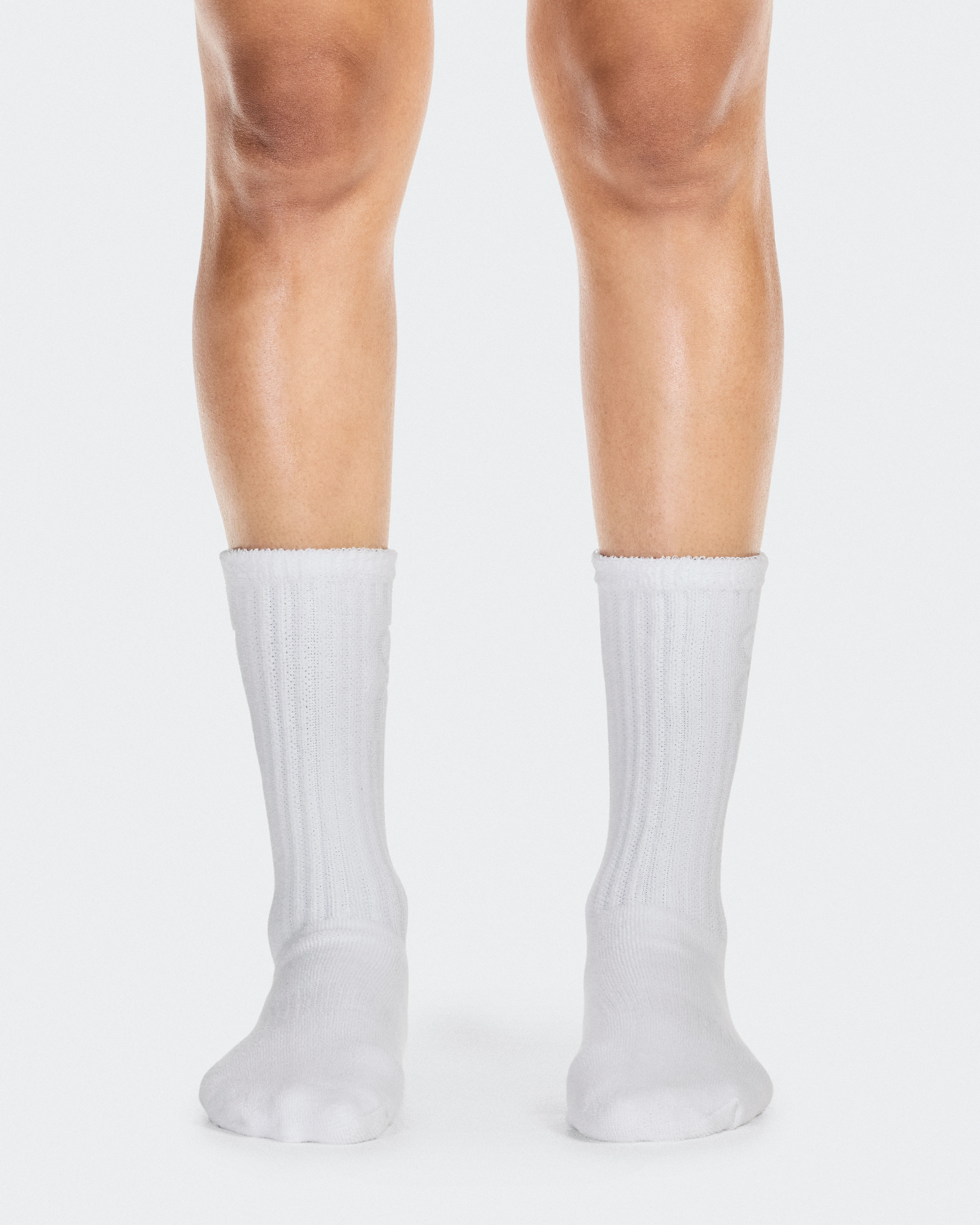 On Terry Sock High White Unisexe Chaussettes