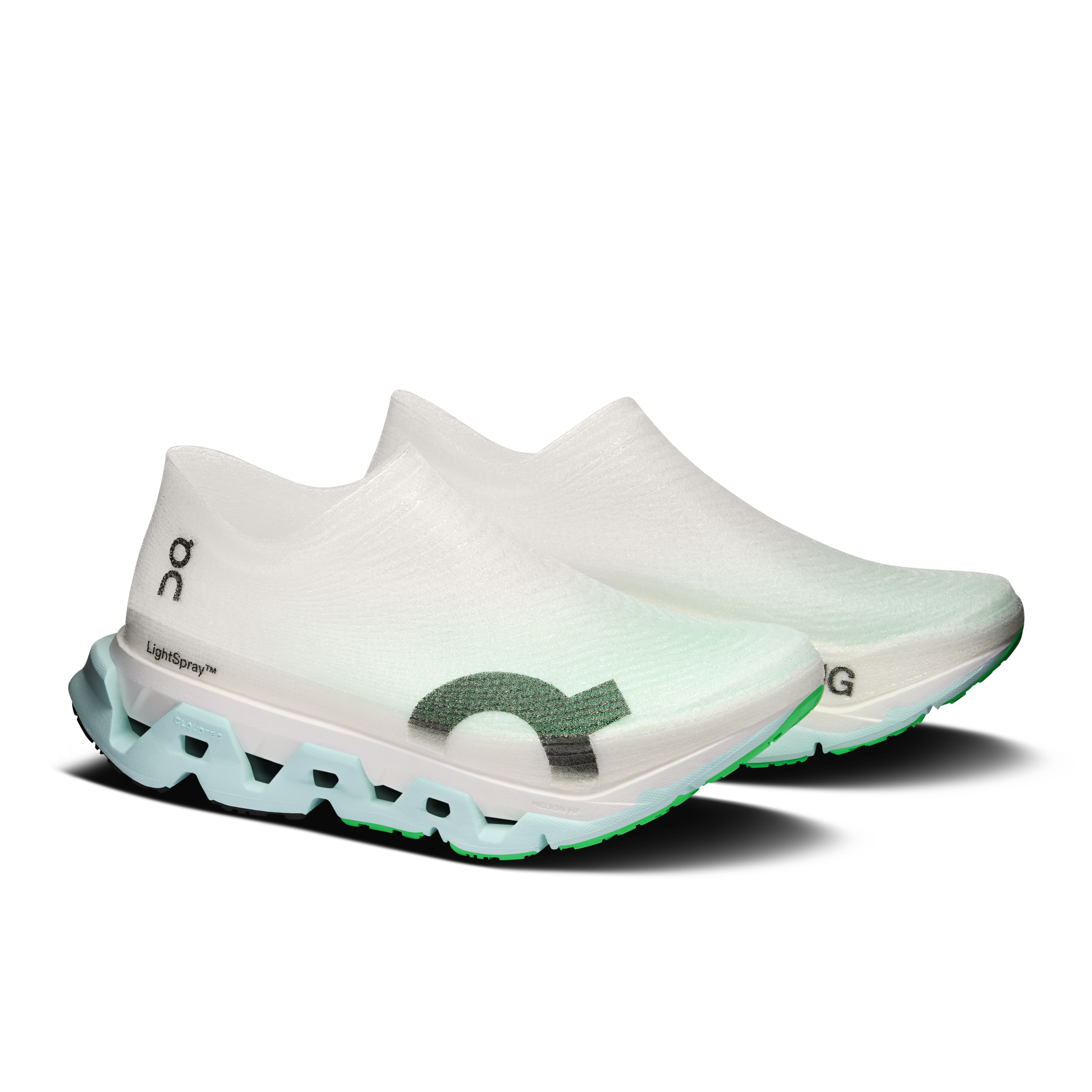 On LightSpray Cloudmonster 3 Hyper Flurry & Verdite Unisexe Running sur route Chaussures