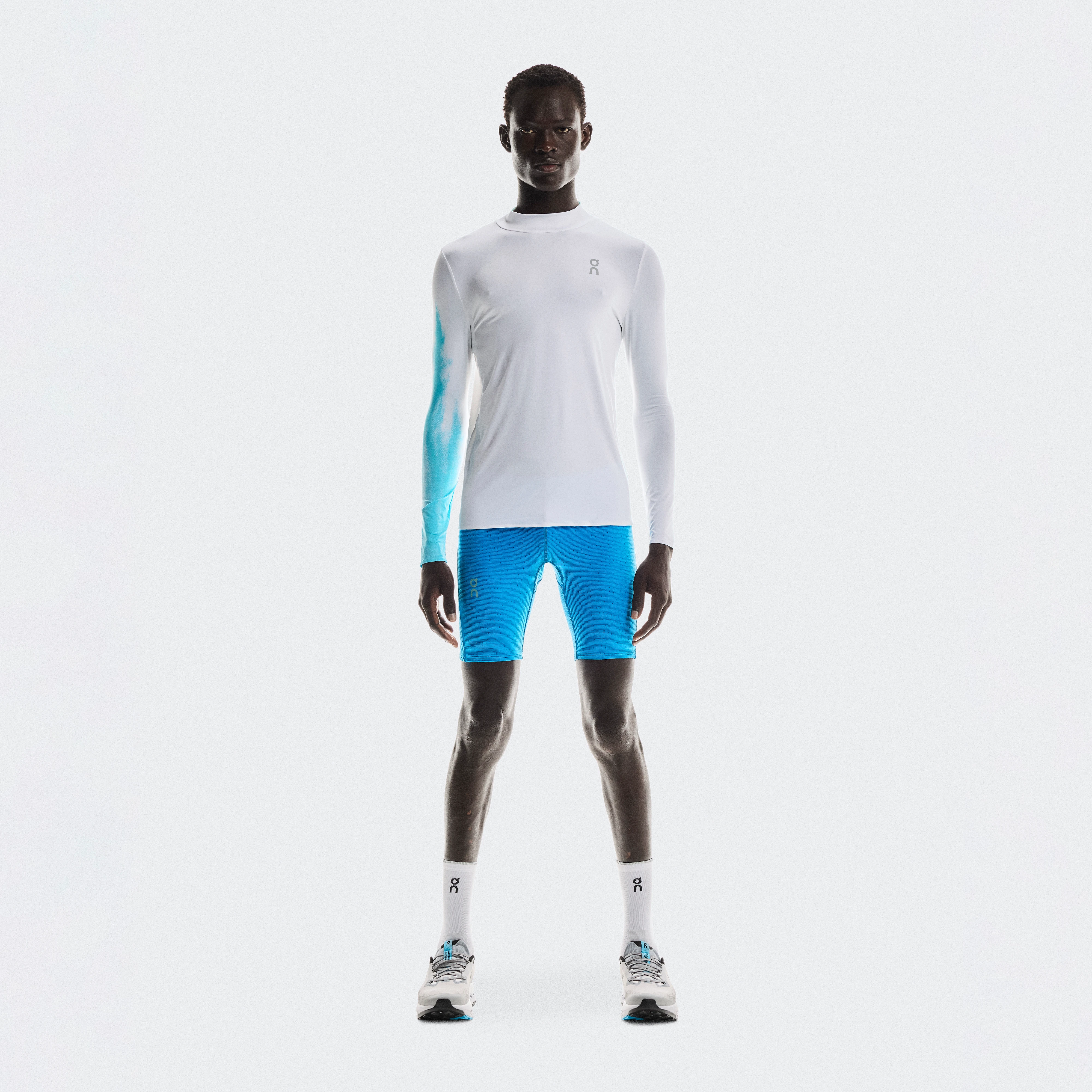 On Pace Tights Short Malibu Homme – Running, poches, CleanCloud® Leggings Shorts