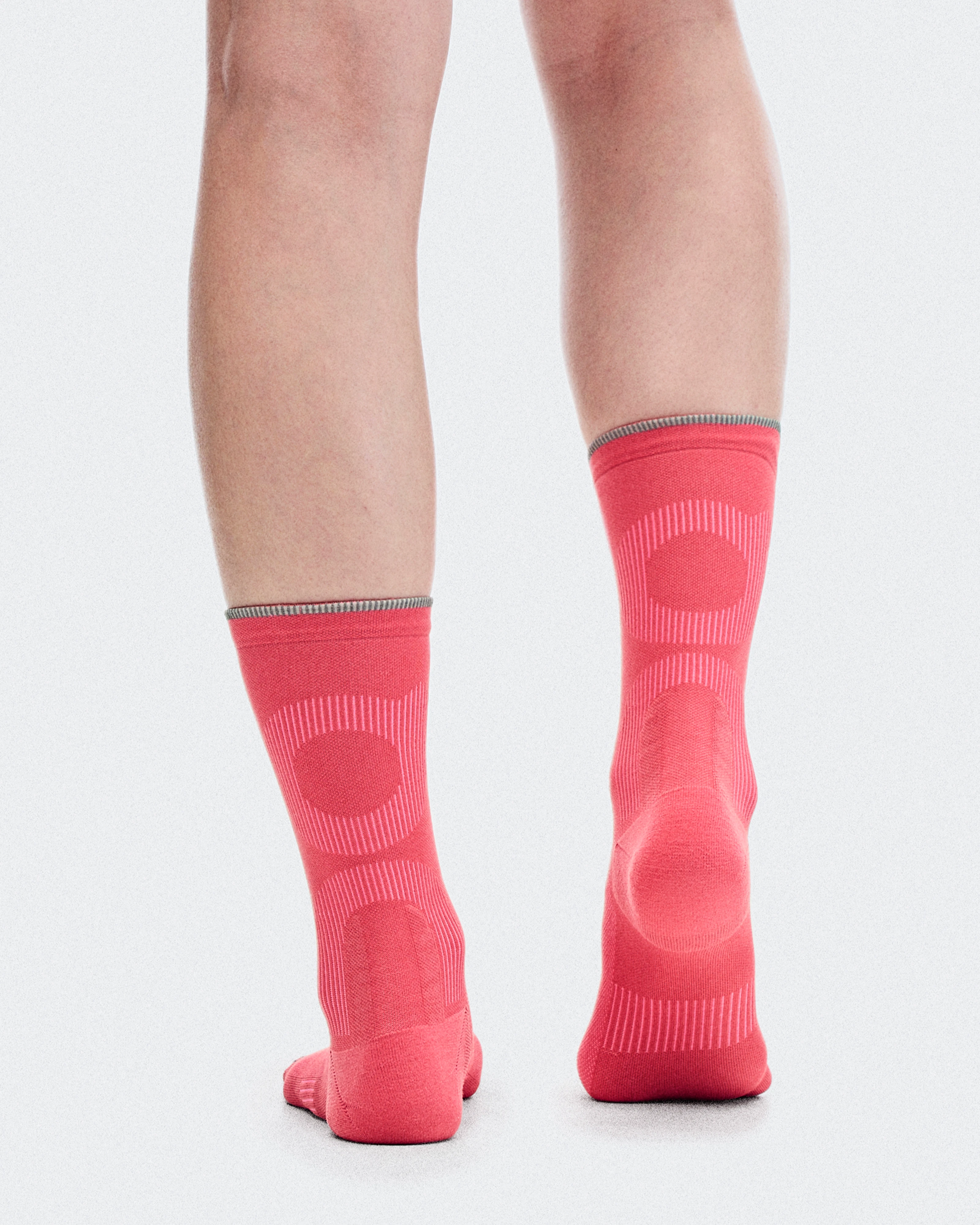 On Elite Run Sock High Camellia & Azalea Unisexe Chaussettes