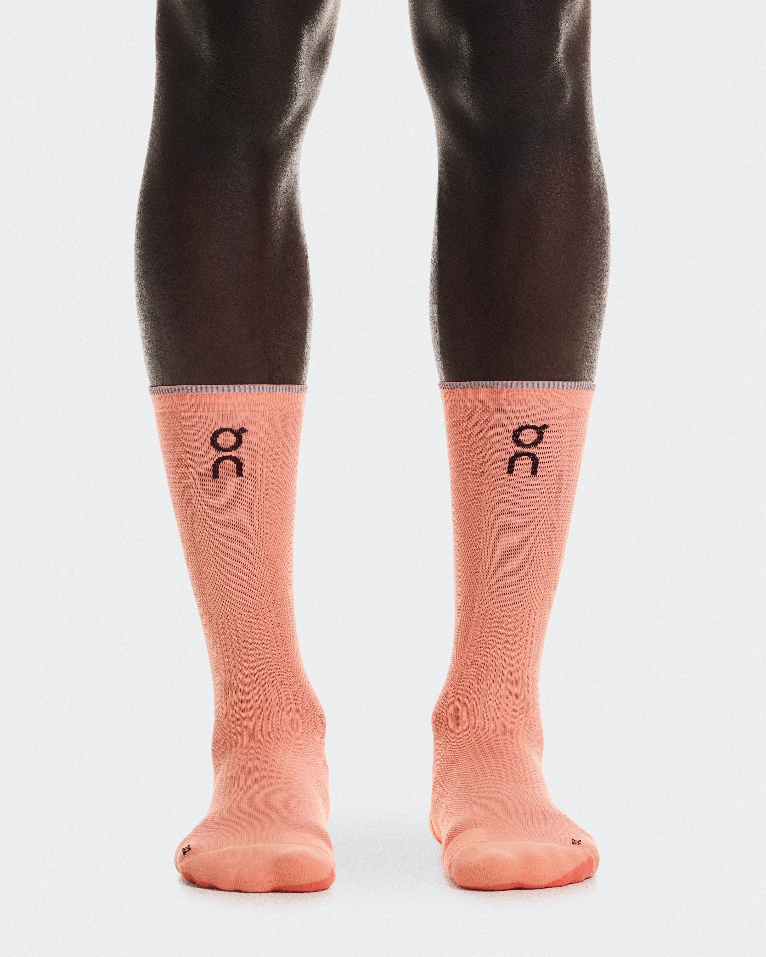 On Elite Run Sock High Sunstone & Reef Unisexe Chaussettes