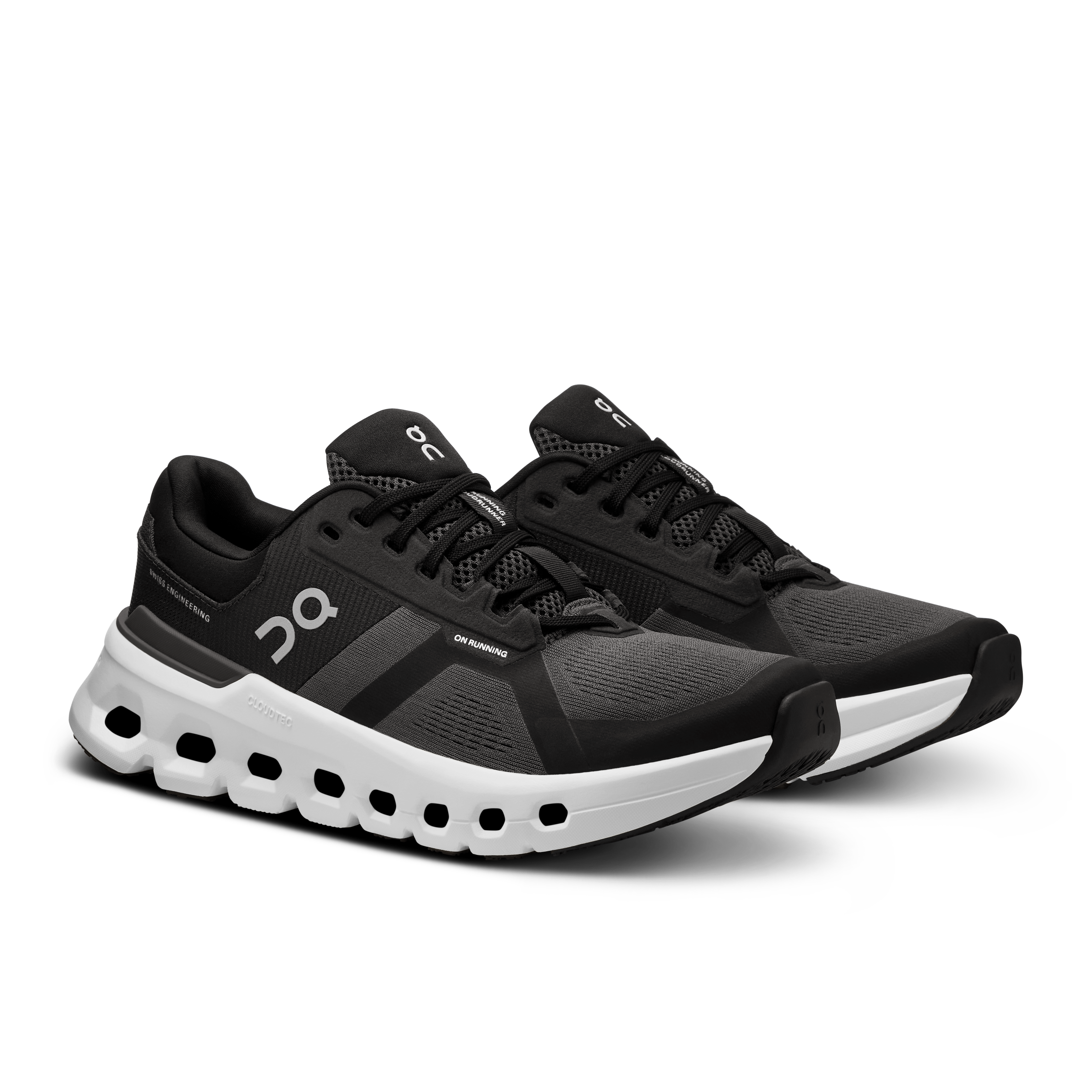 On Cloudrunner 2 Eclipse & Black Femme Running sur route Chaussures