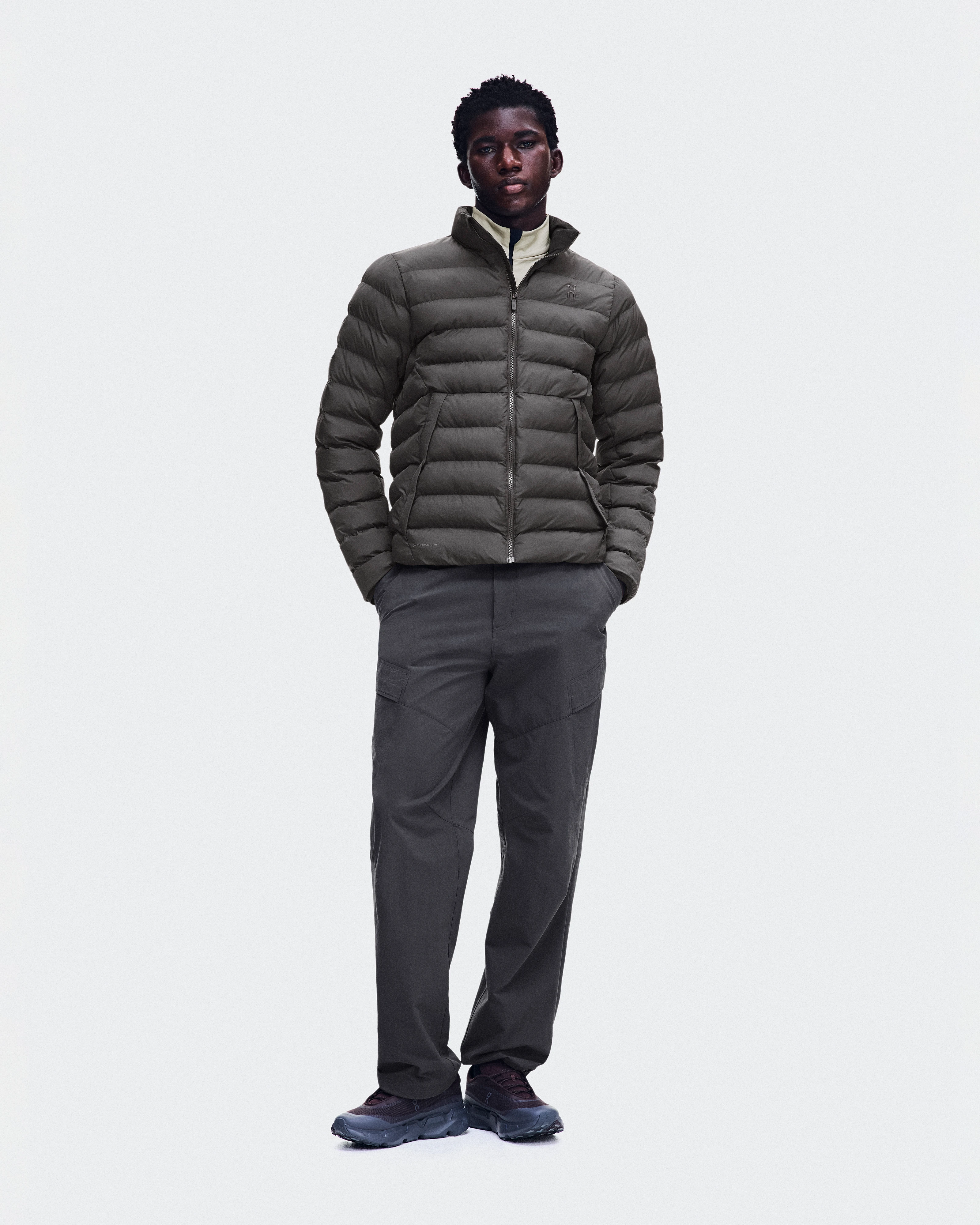 On Ascent Puffer Jacket Espresso Homme Vestes
