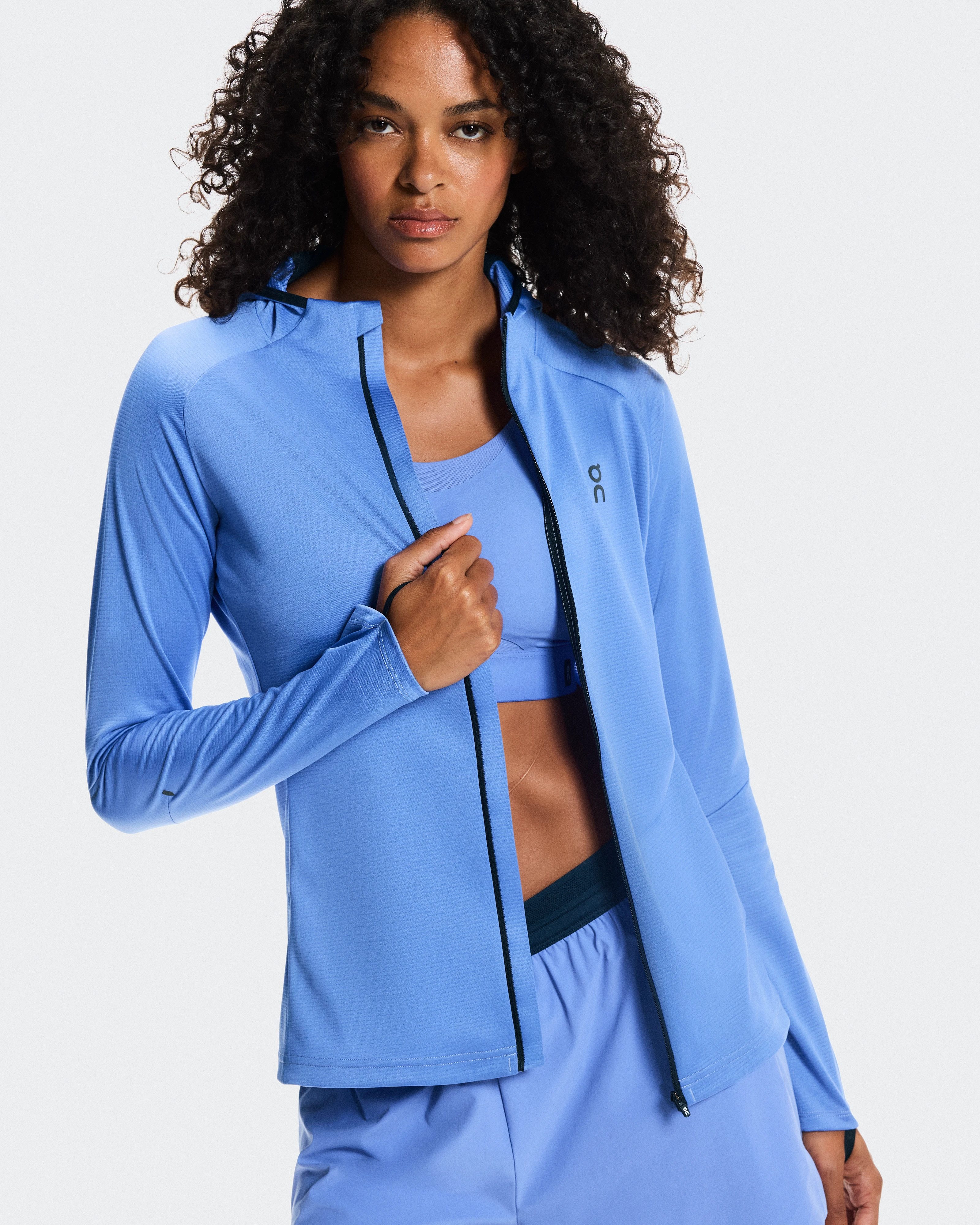 On Climate Zip Hoodie Sailor Femme Sweats à capuche et sweats
