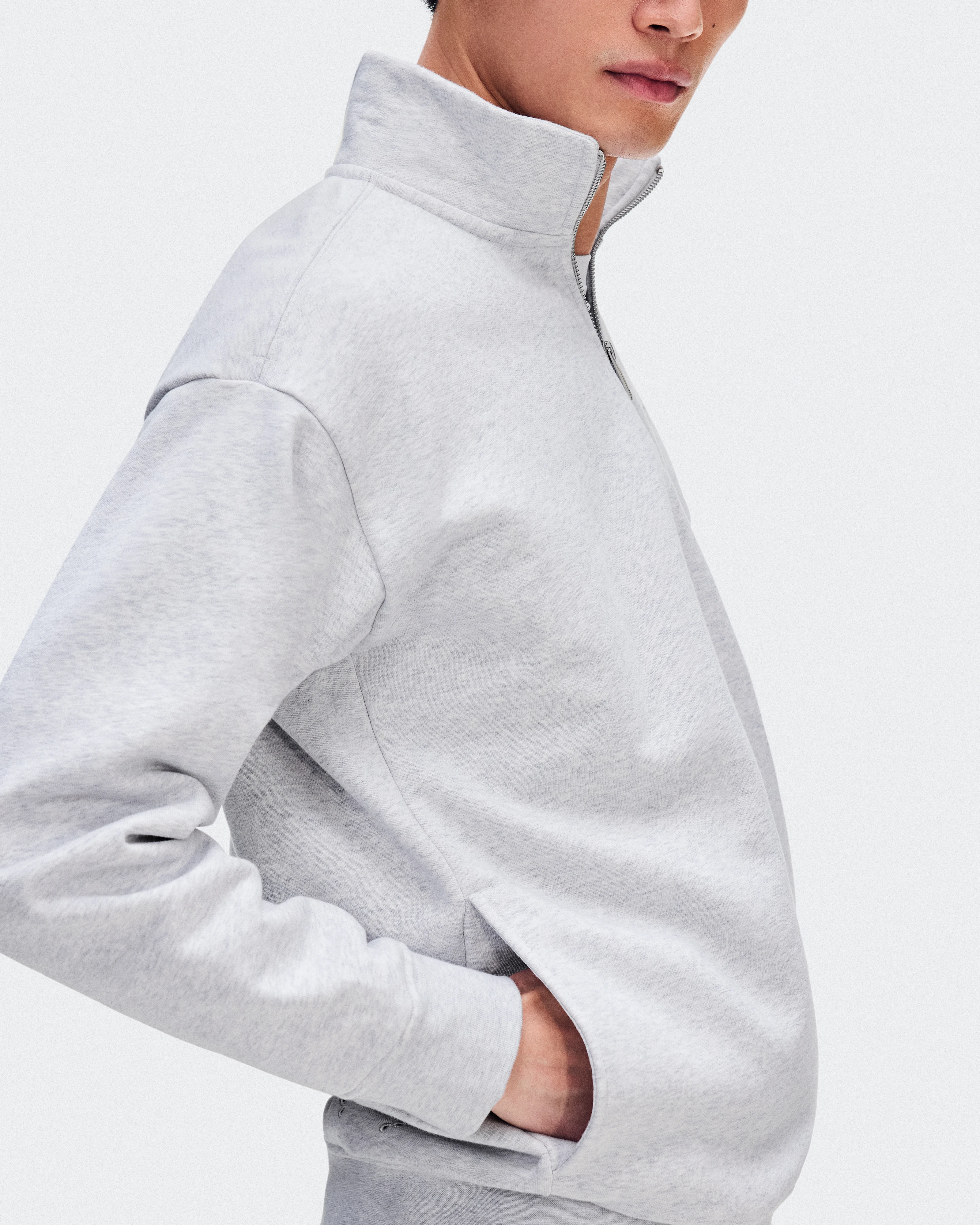 On Club Collective 1/4 Zip Crater Homme Sweats à capuche et sweats