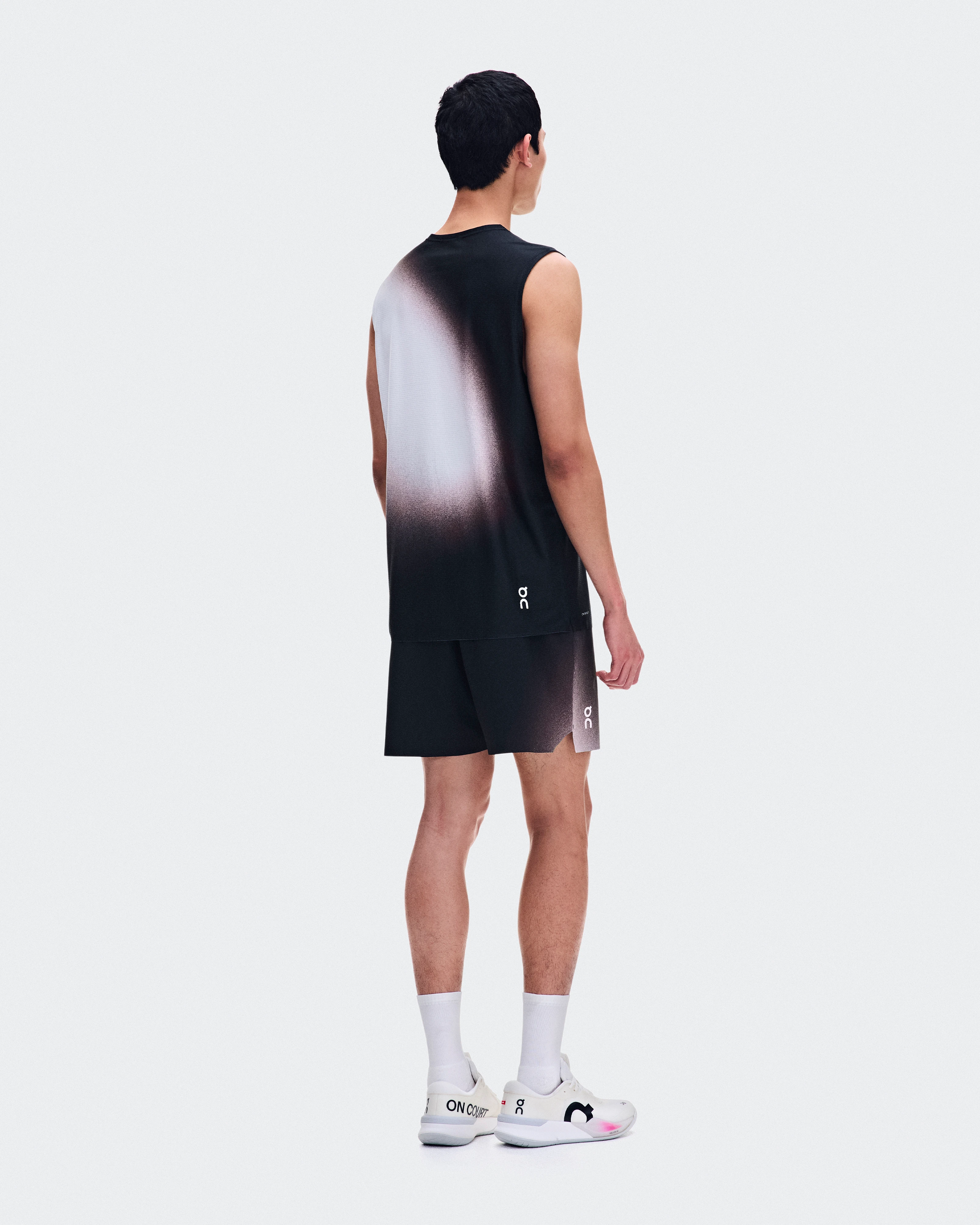 On 5" Court Shorts Swing Black & Mulberry Homme Shorts