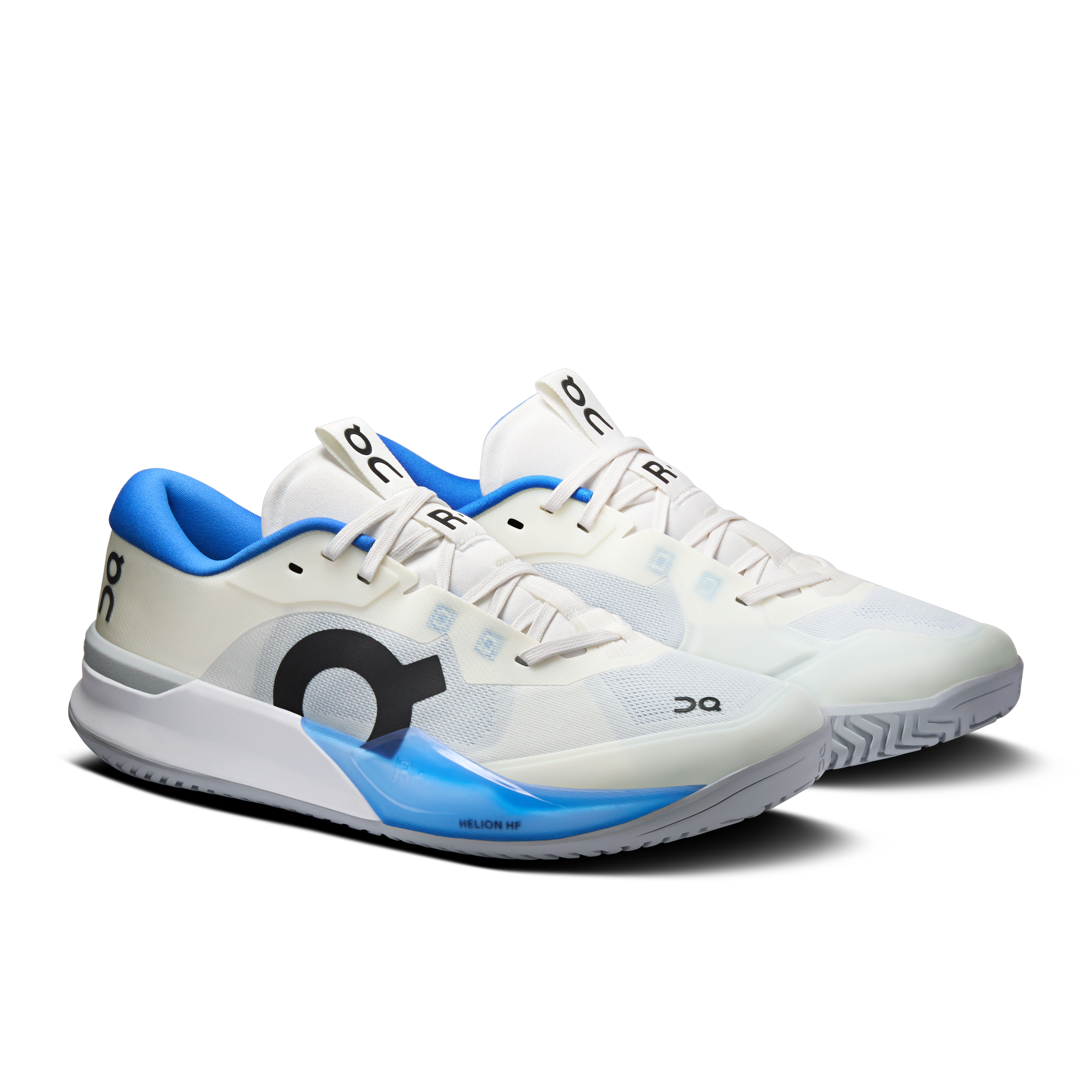 On THE ROGER Pro 3 Clay Ivory & Jay Homme Tennis Chaussures